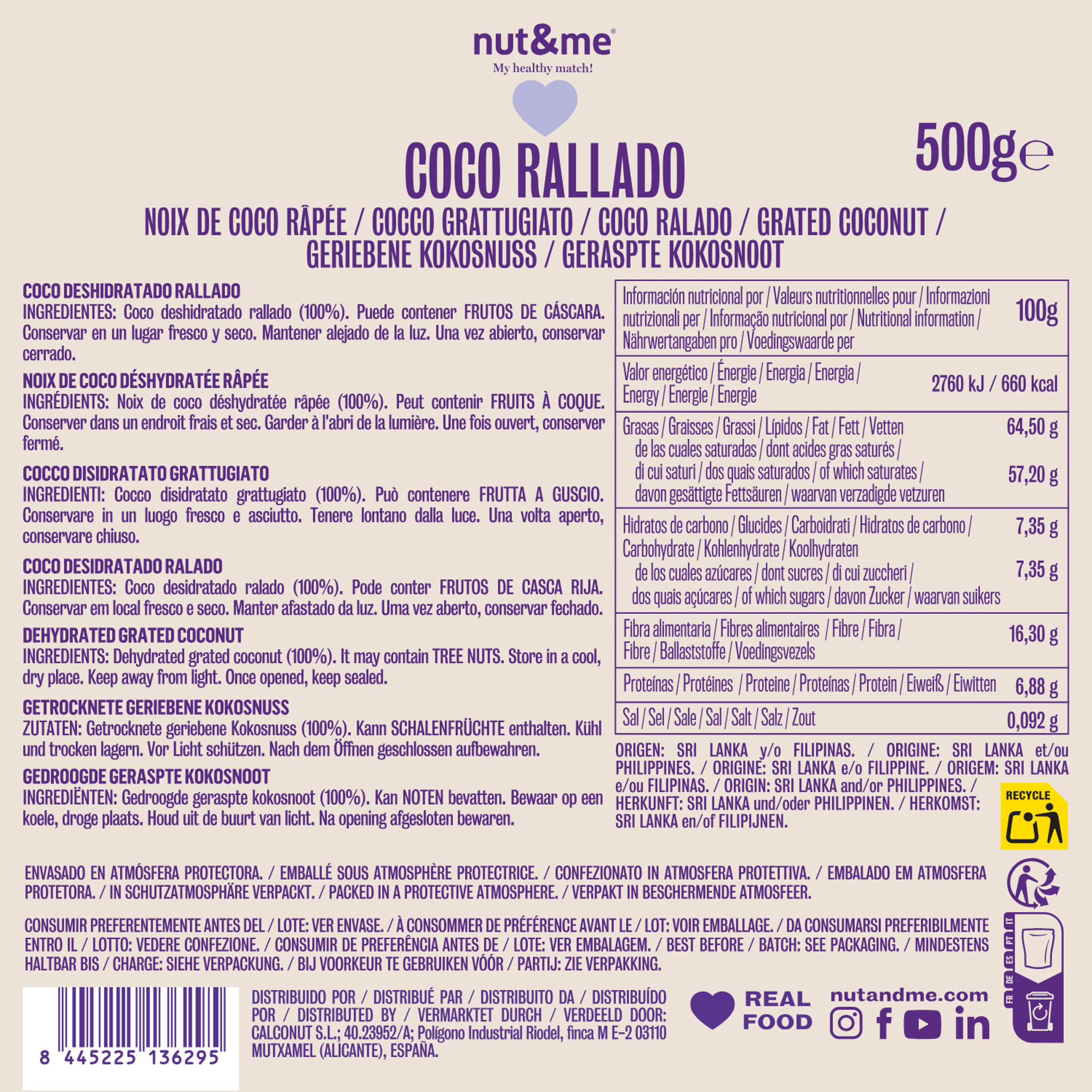 Coco rallado 500g