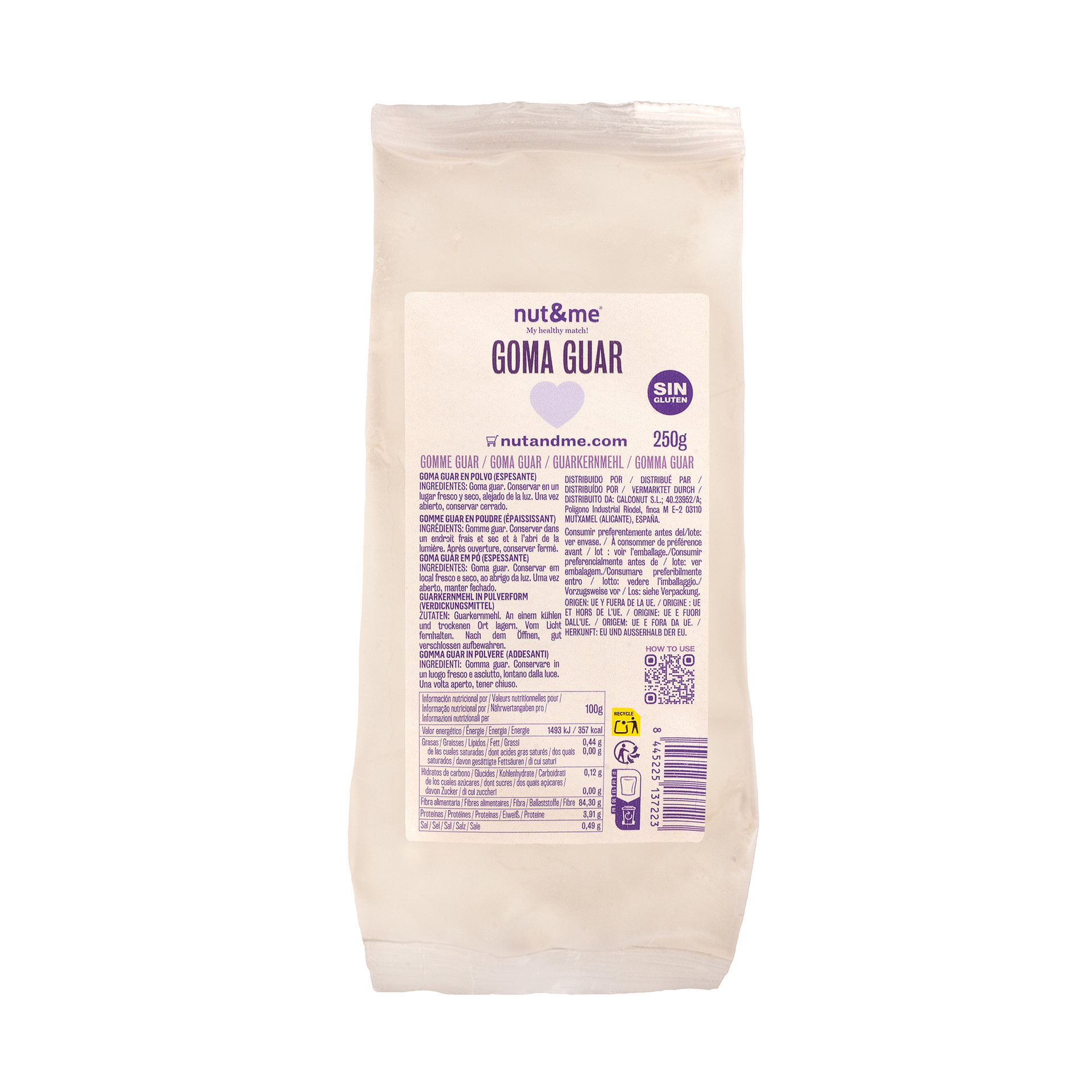 Goma guar 250g