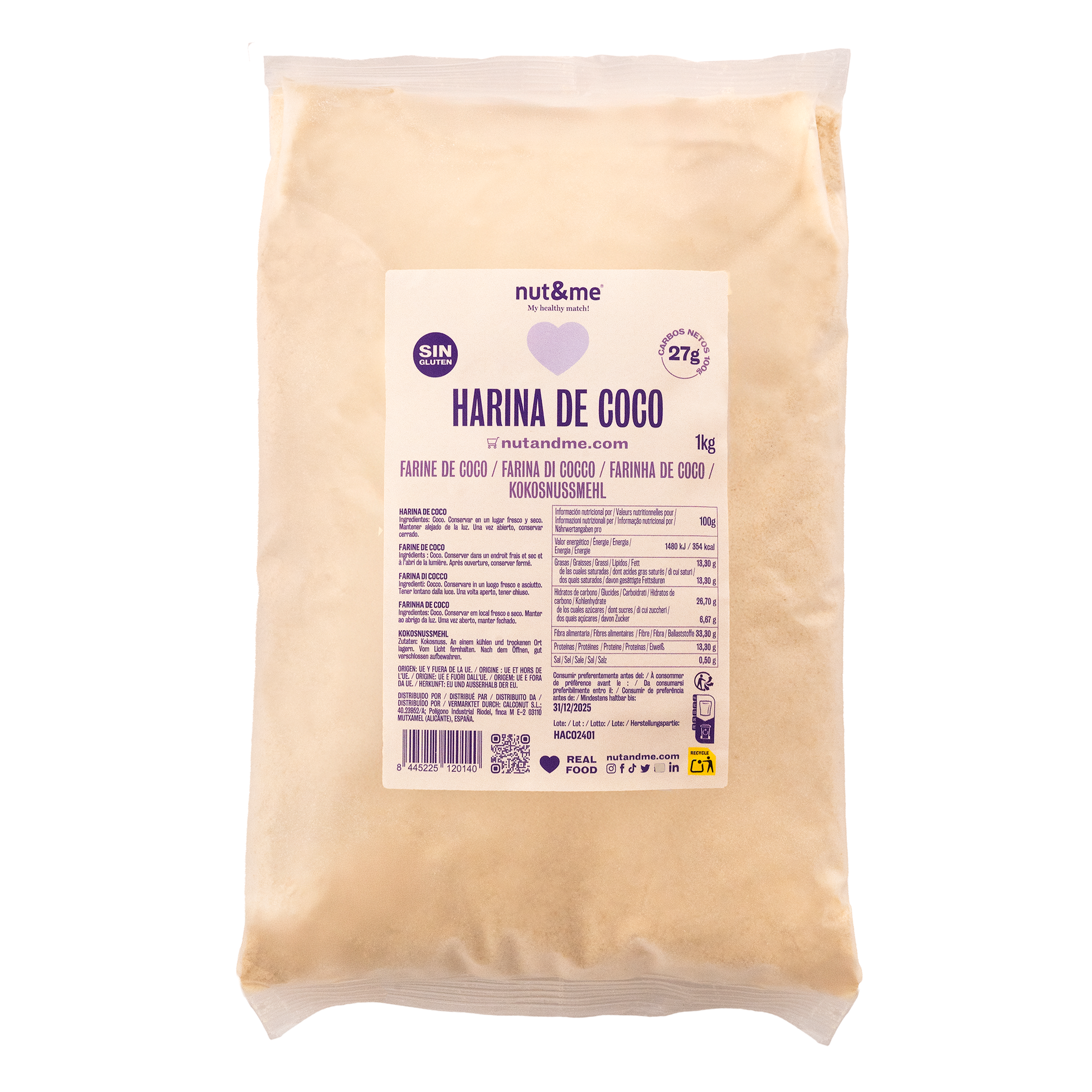 Harina de coco 1kg