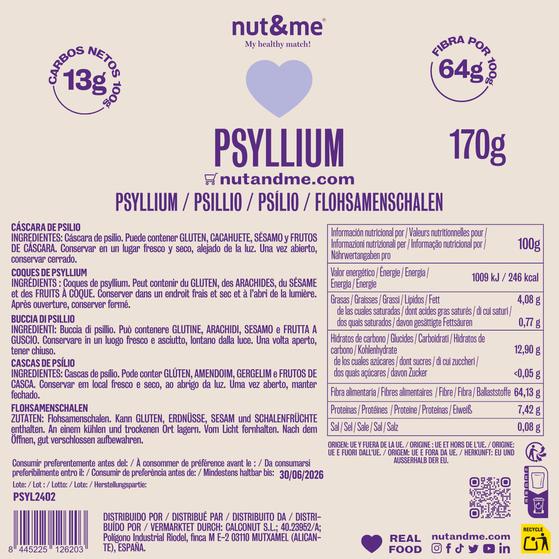 Psyllium 170g
