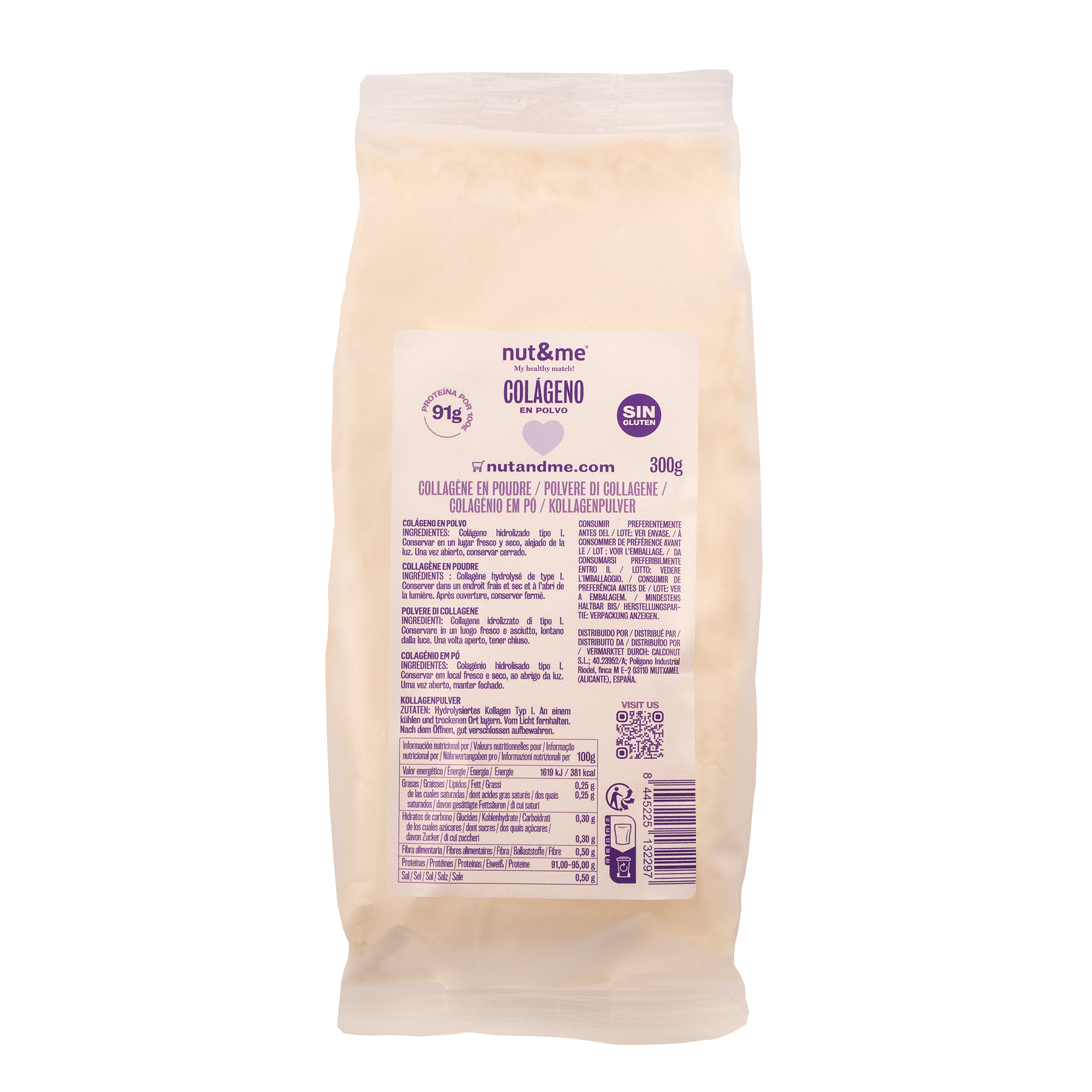 Colageno en polvo 300g