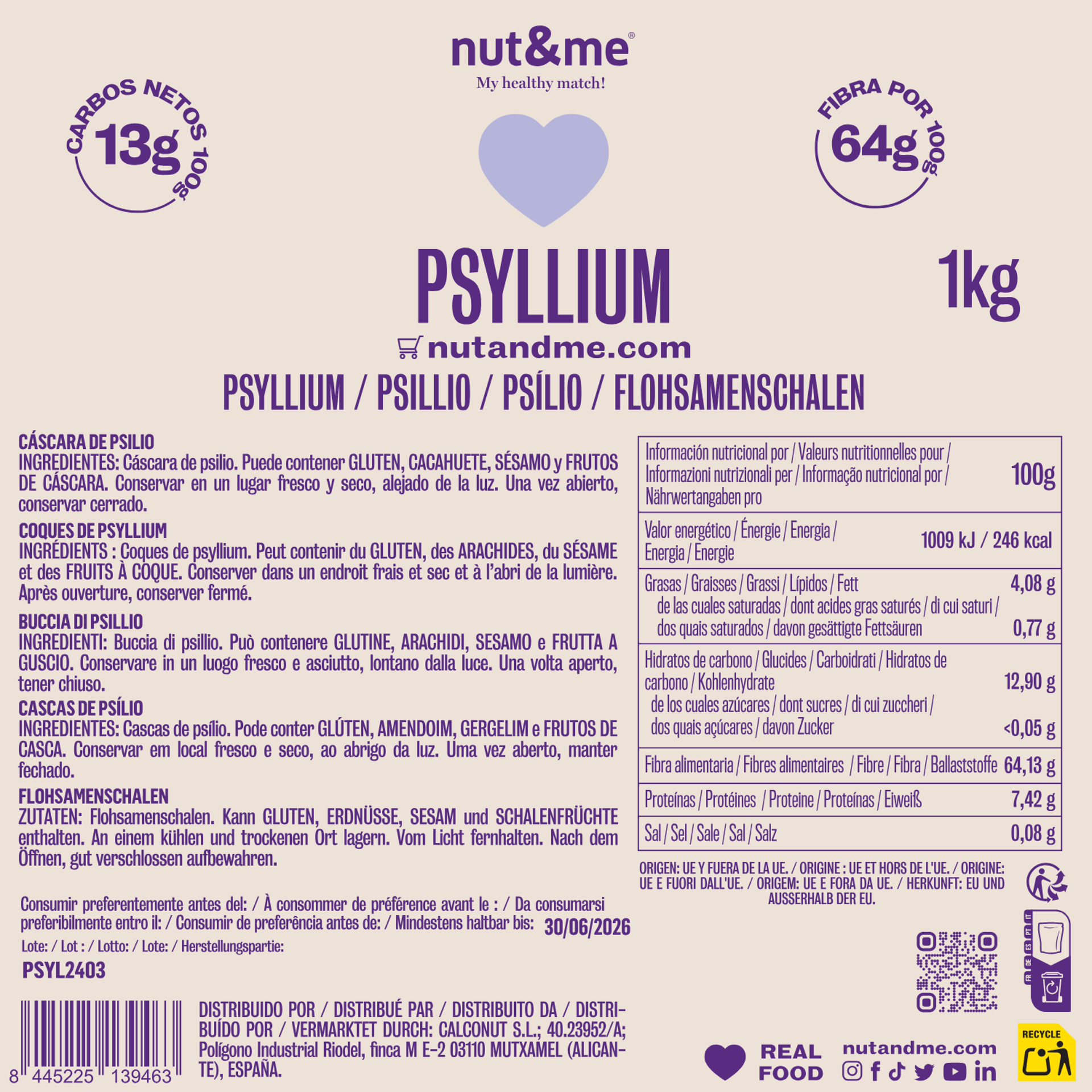 Psyllium 170g