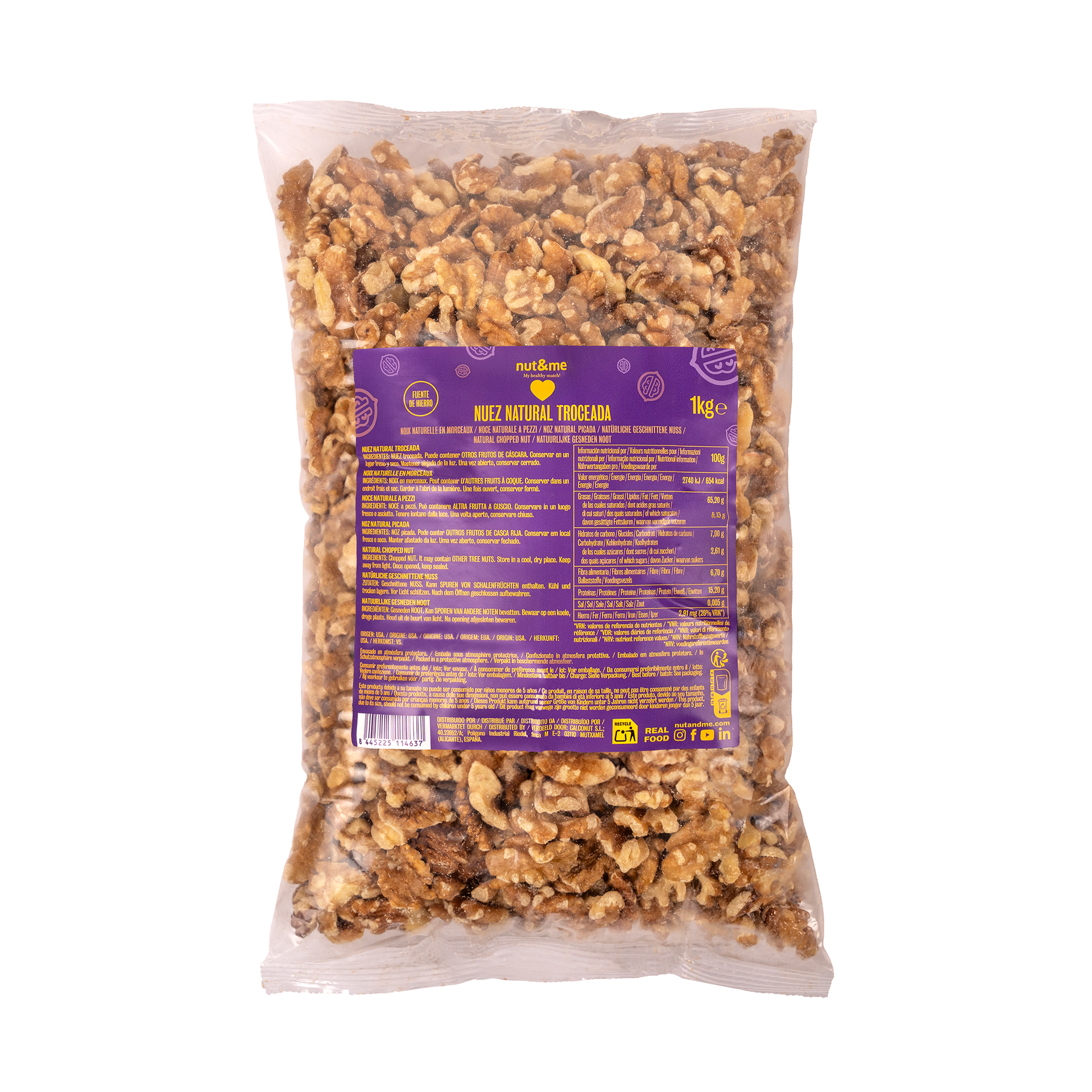 Nuez natural a trozos 150g