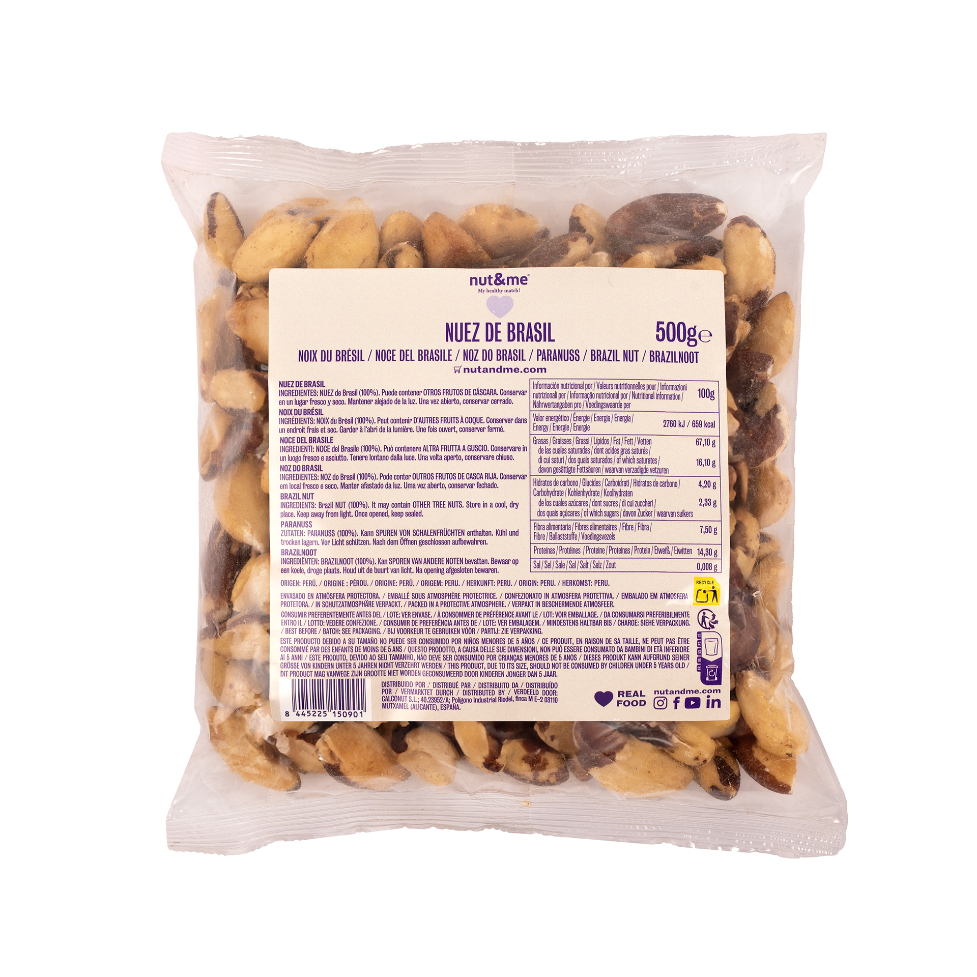 Nuez de Brasil natural 500g