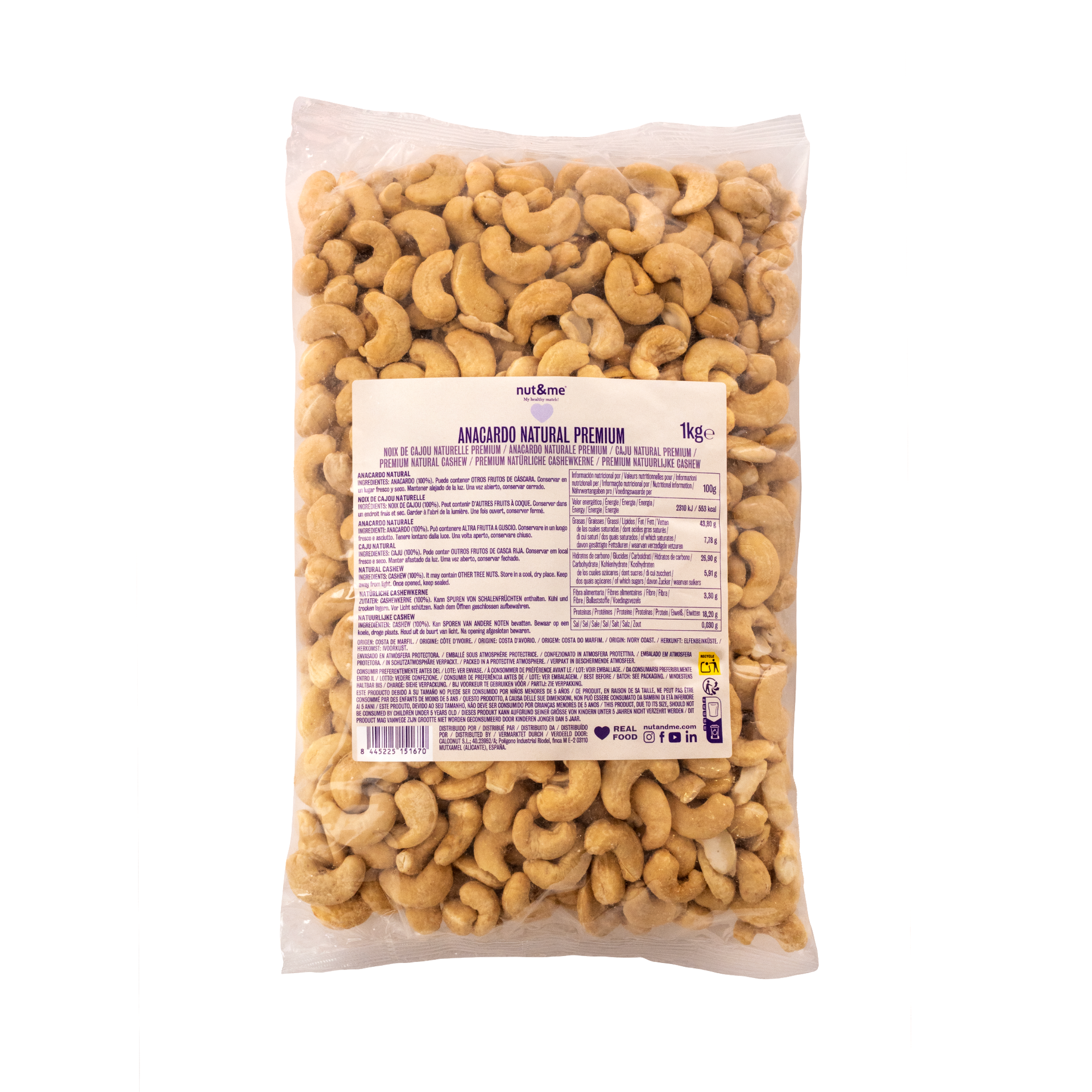 Anacardo natural premium