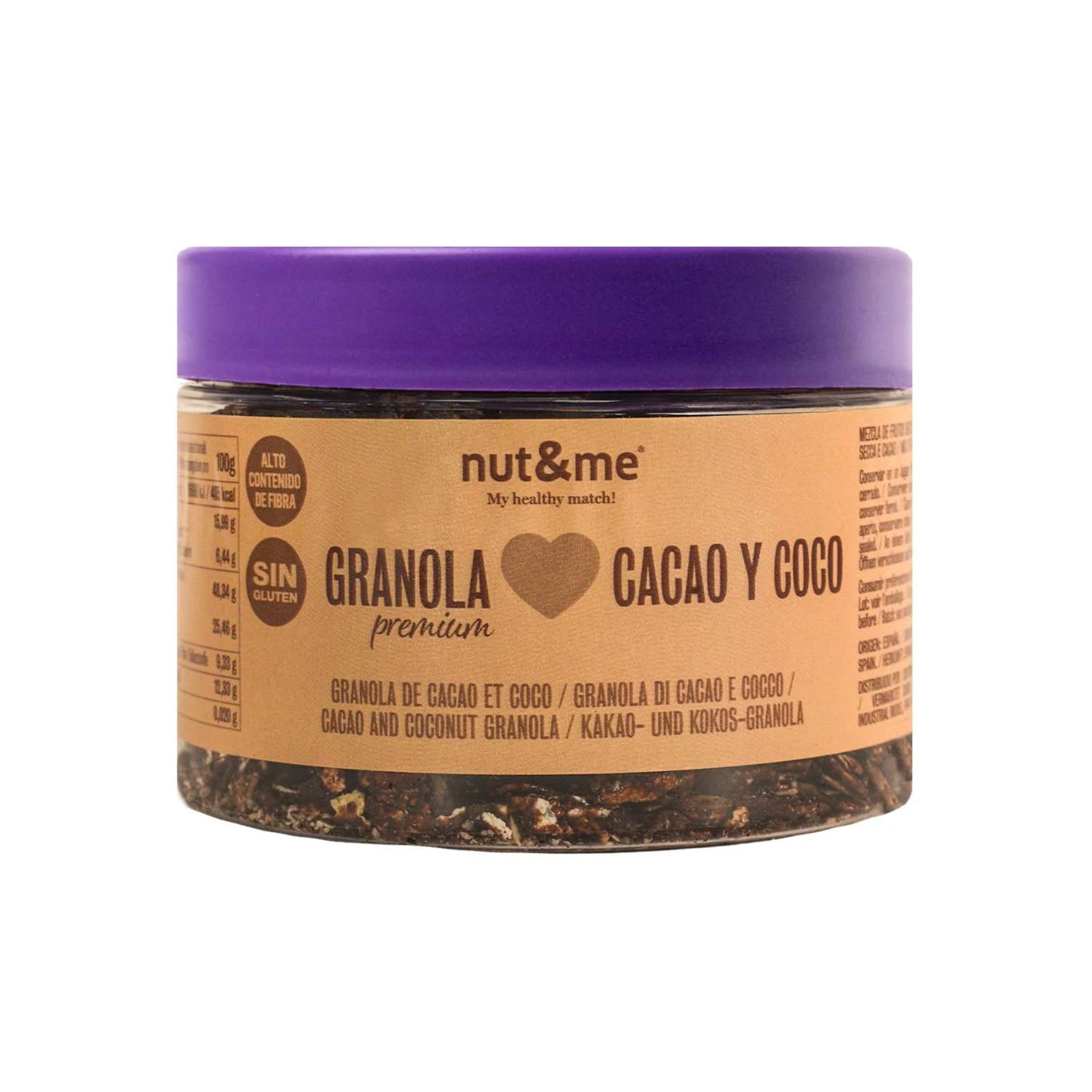 Granola coco y cacao