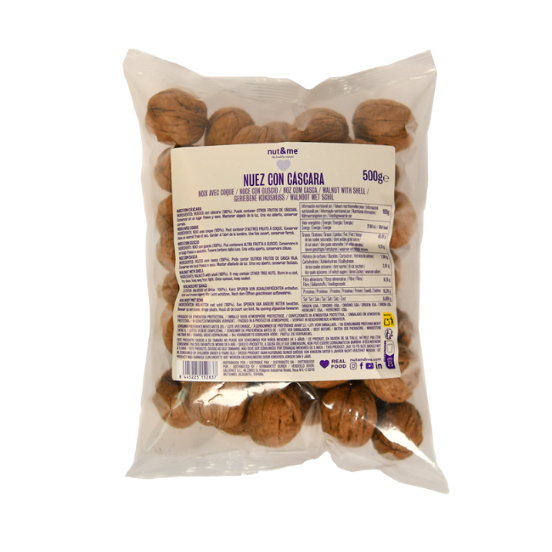 Nuez con cascara 500 g