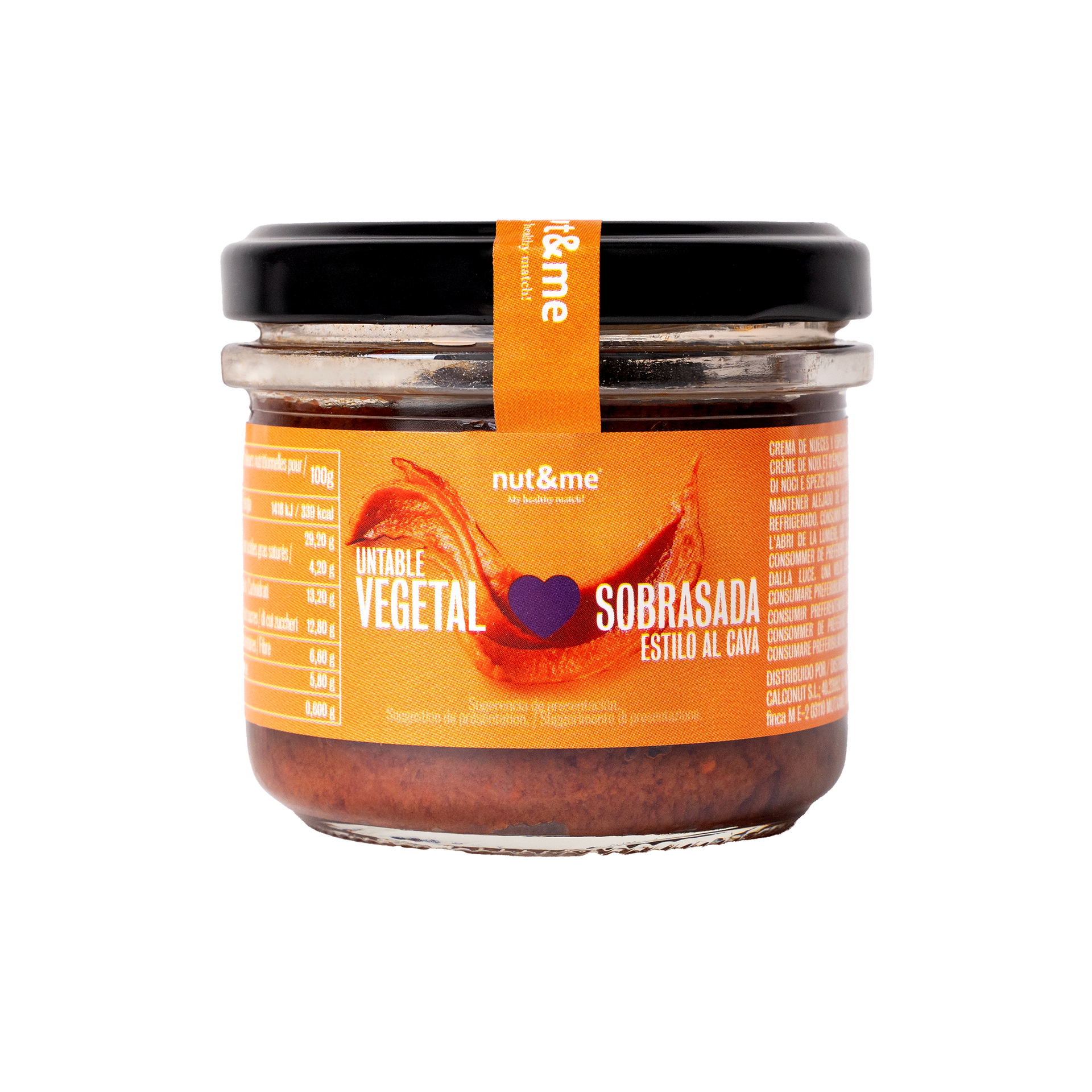 Pate estilo sobrasada vegetal al cava 100g