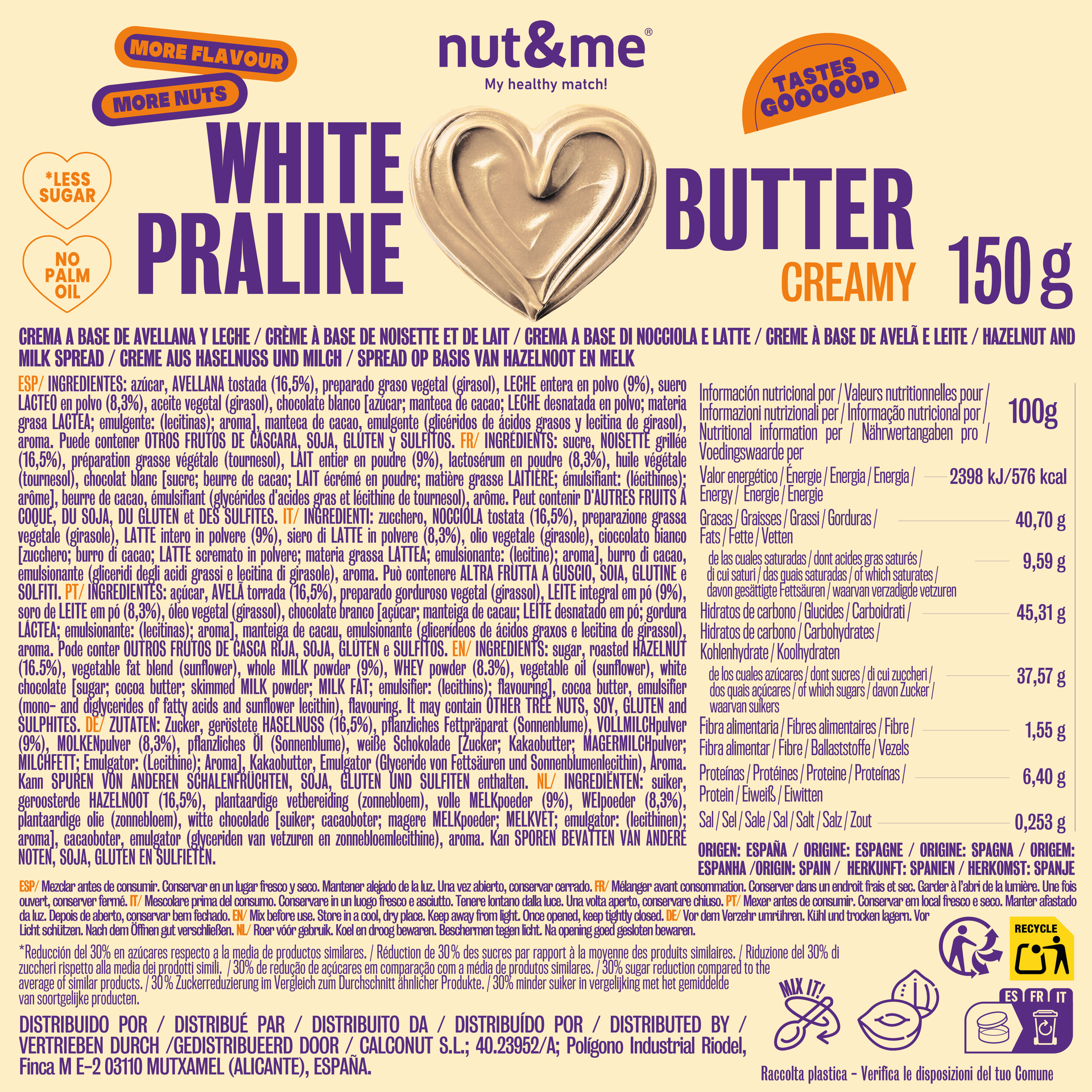 Creamy White Praline Butter