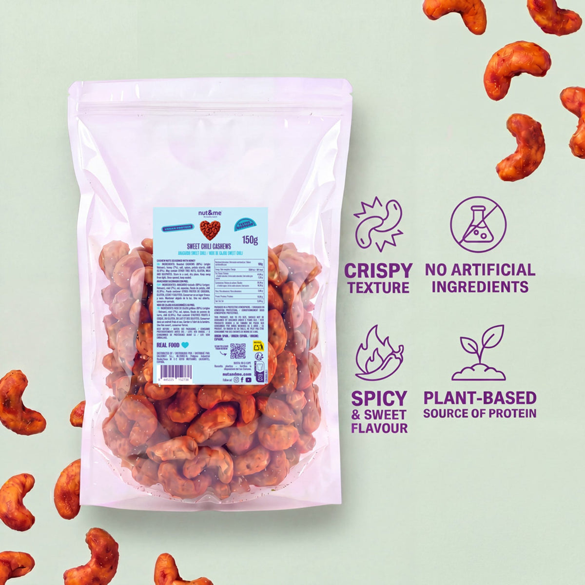 Anacardo sabor sweet chili 150g