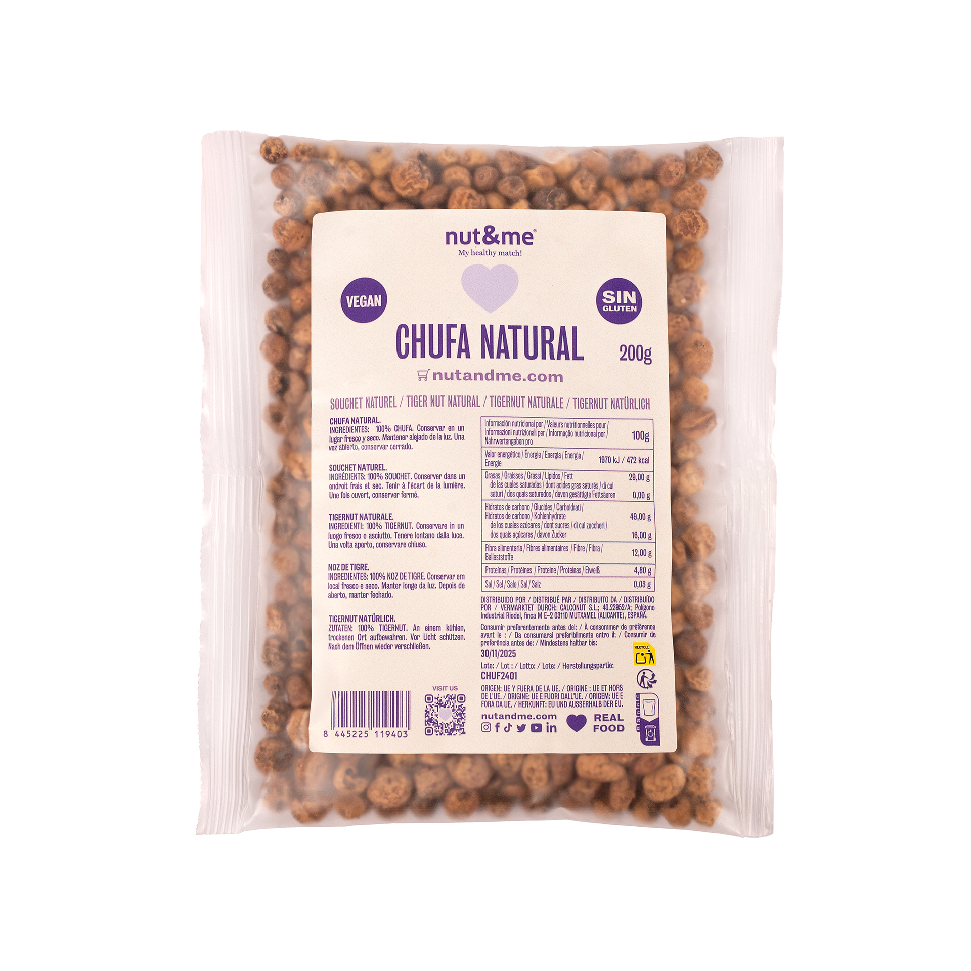 Chufa natural 200g