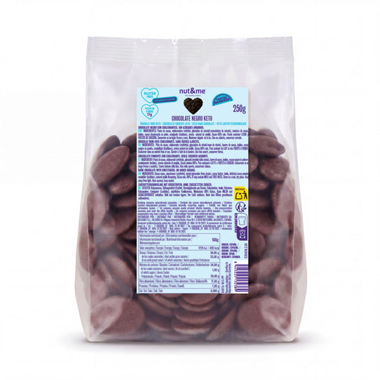 Chocolate negro keto 250g