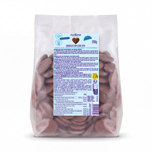 Chocolate con leche keto