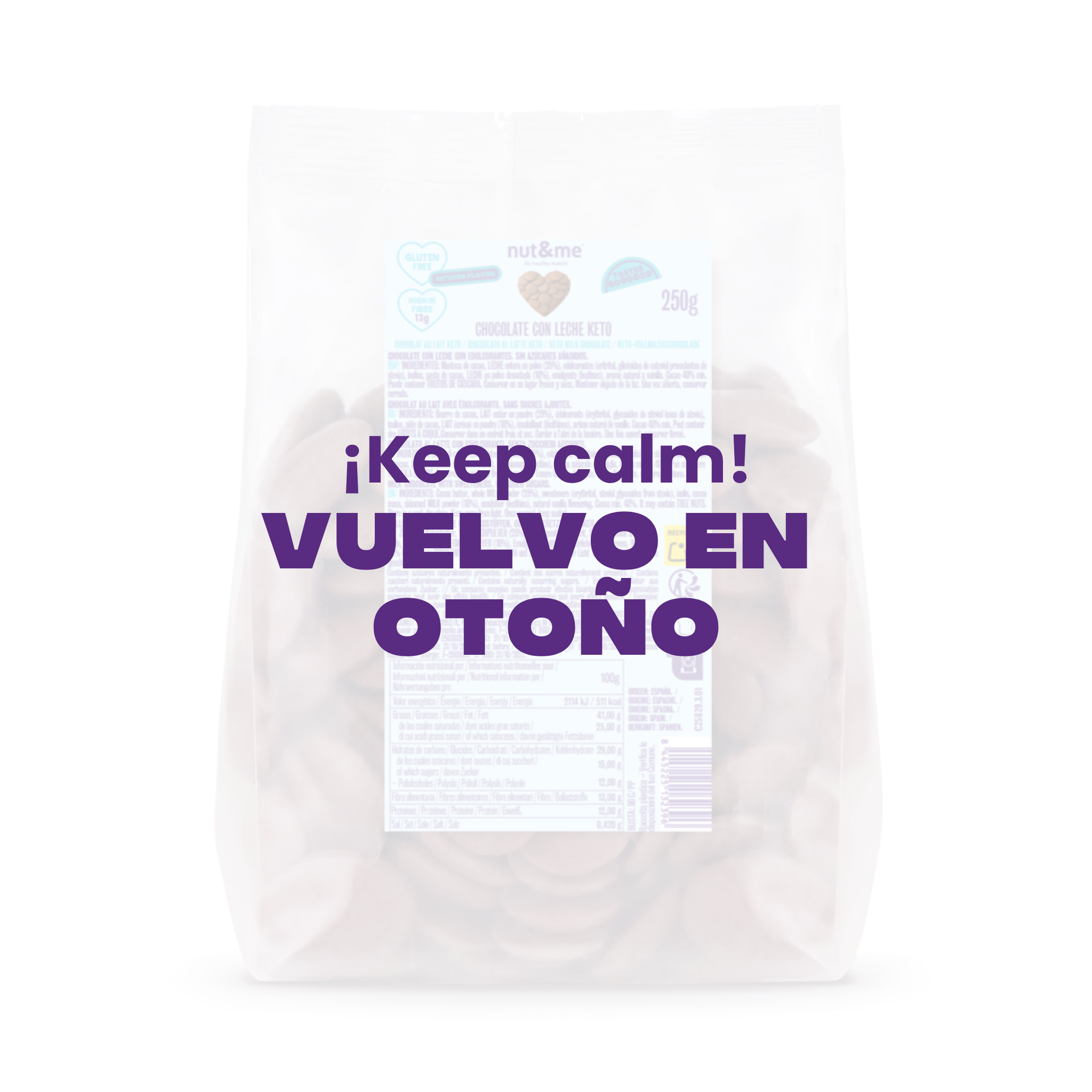 Chocolate con leche keto