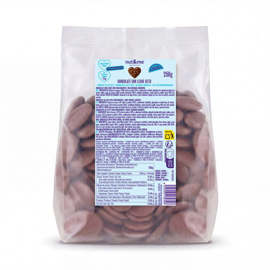 Chocolate con leche keto