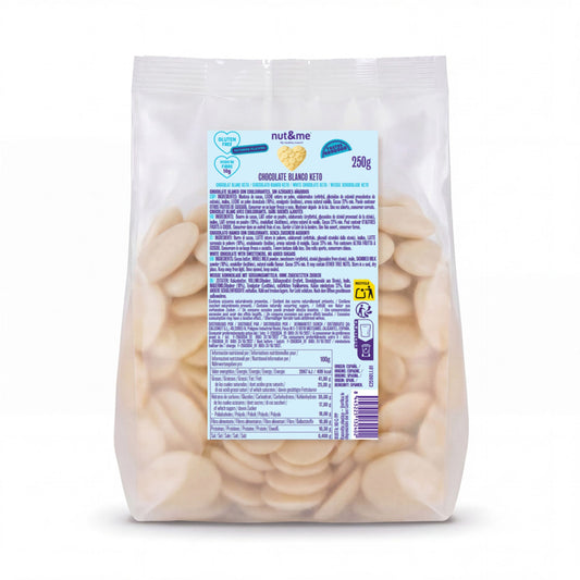 Chocolate blanco keto 250g