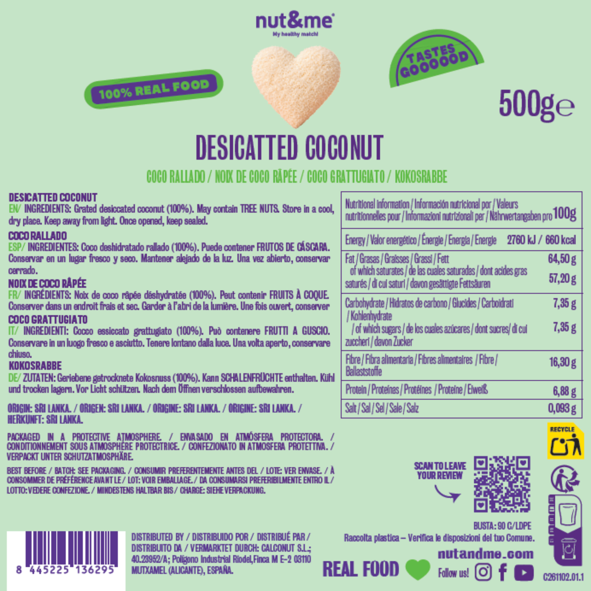 Coco rallado 500g