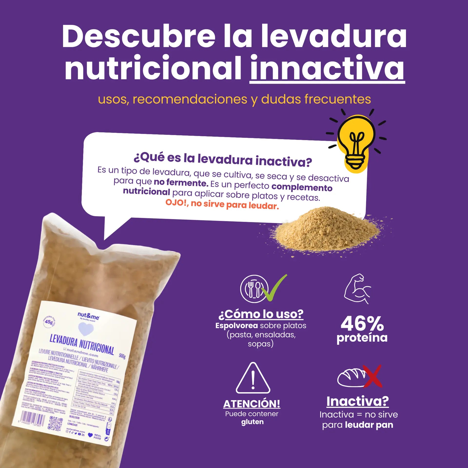 Levadura nutricional 500g