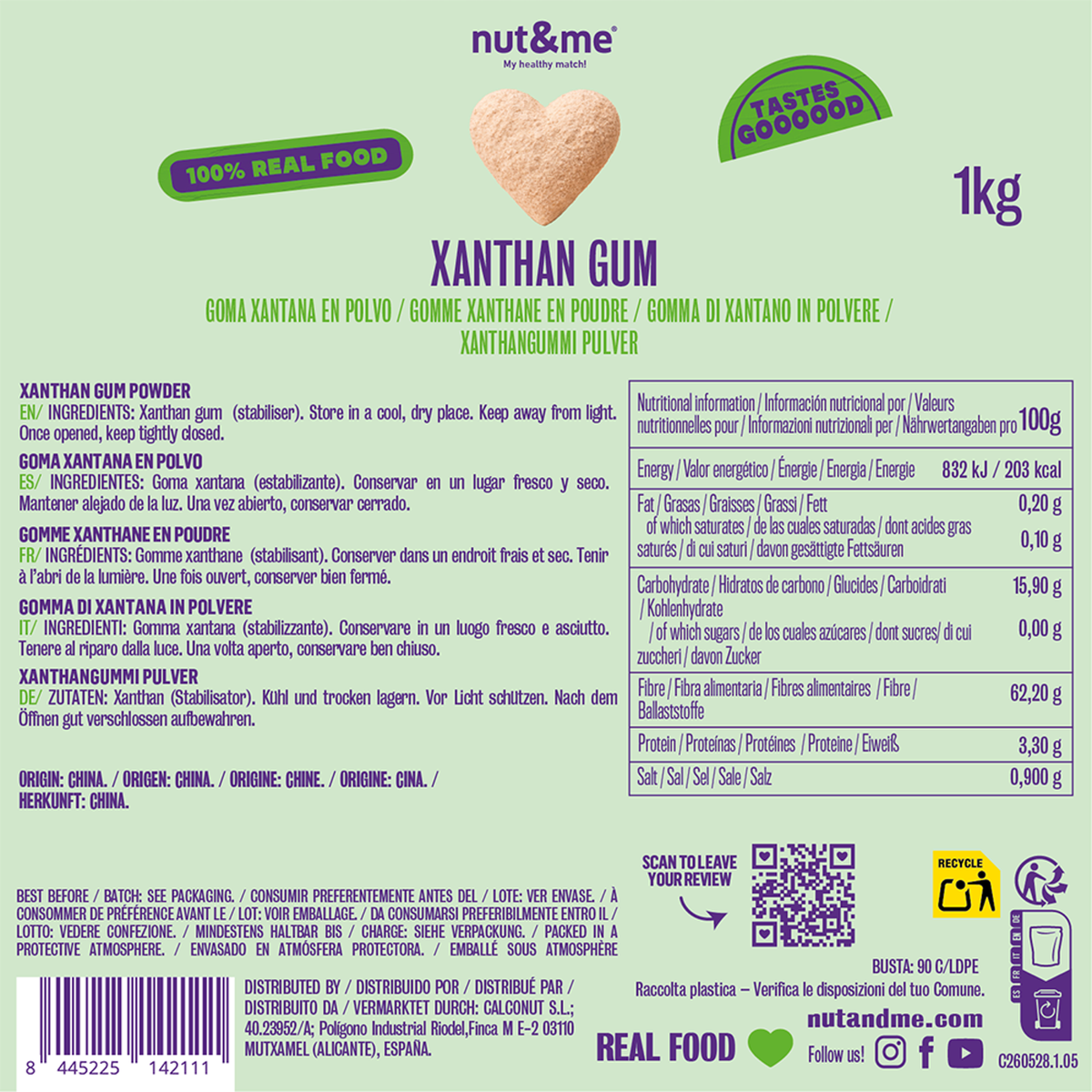 Goma xantana 1kg