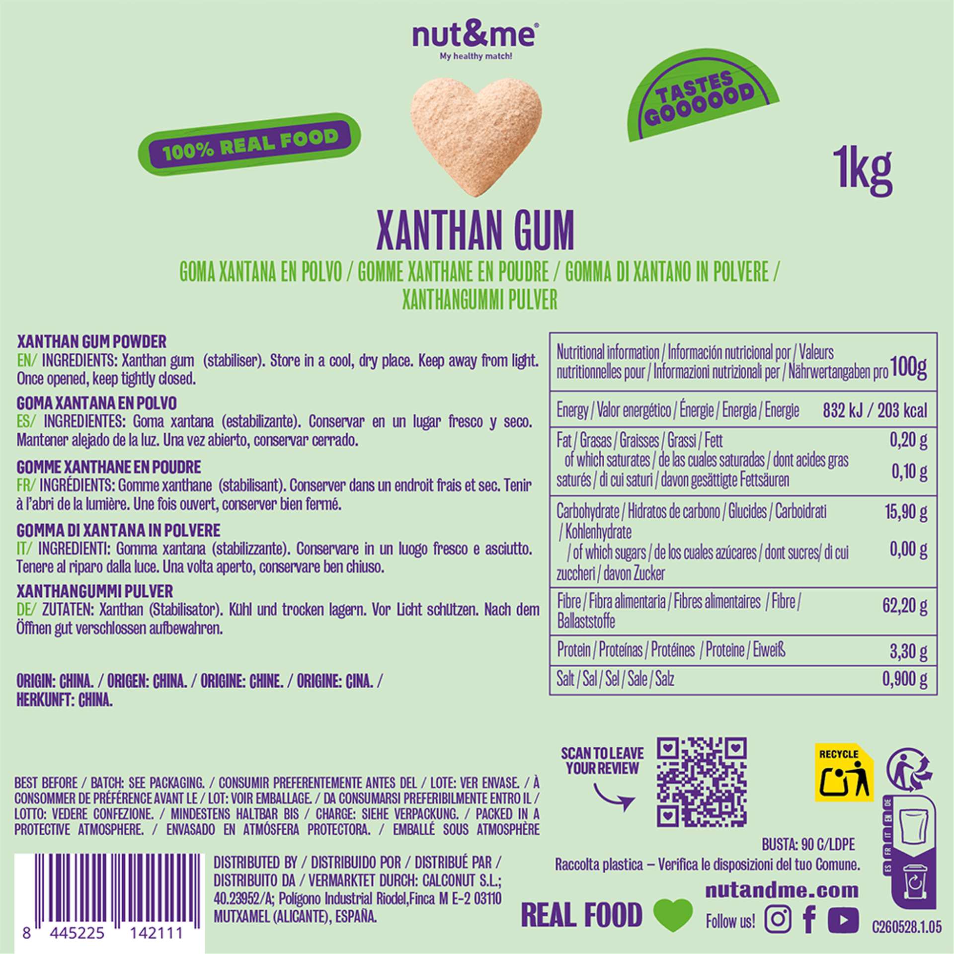 Goma xantana 1kg