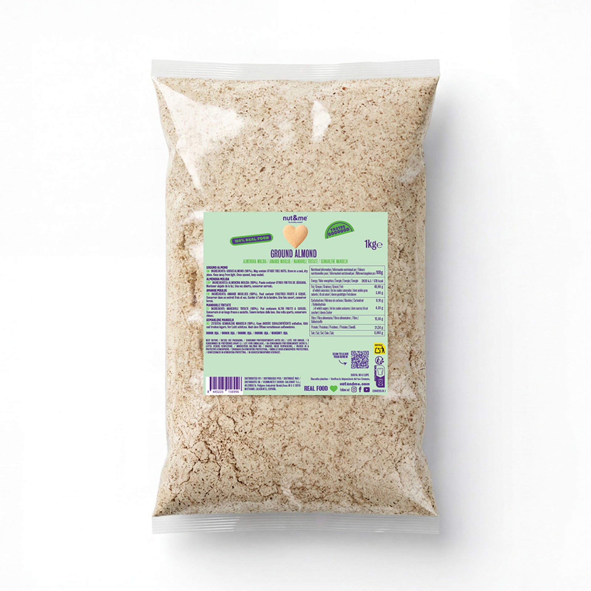 Almendra molida | Harina de almendra con piel 1kg