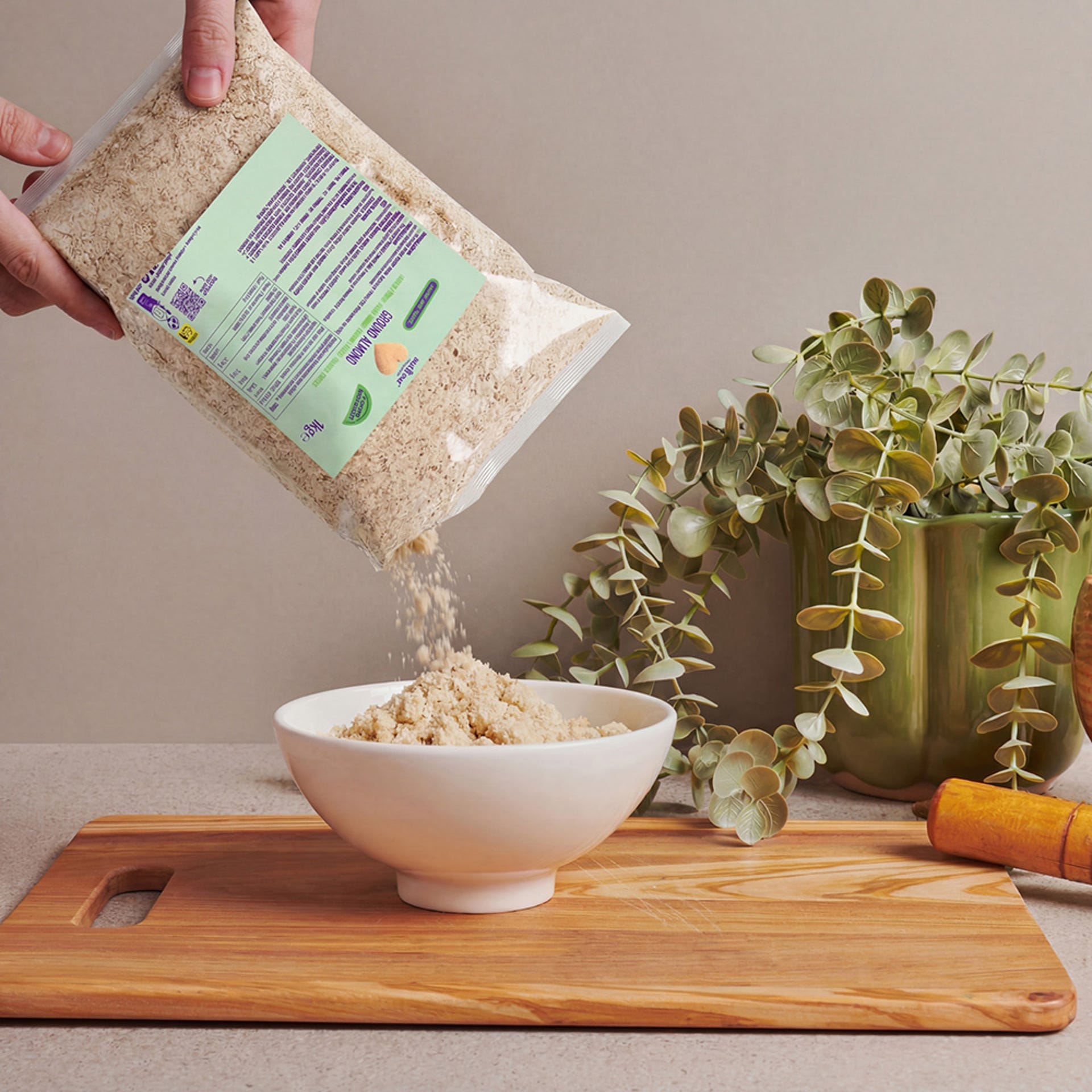 Almendra molida | Harina de almendra con piel 1kg
