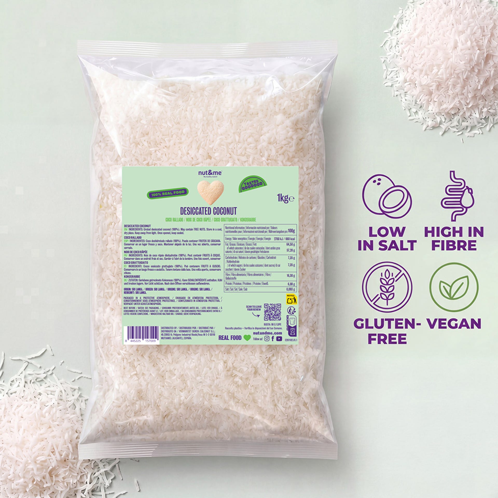 Coco rallado 1kg