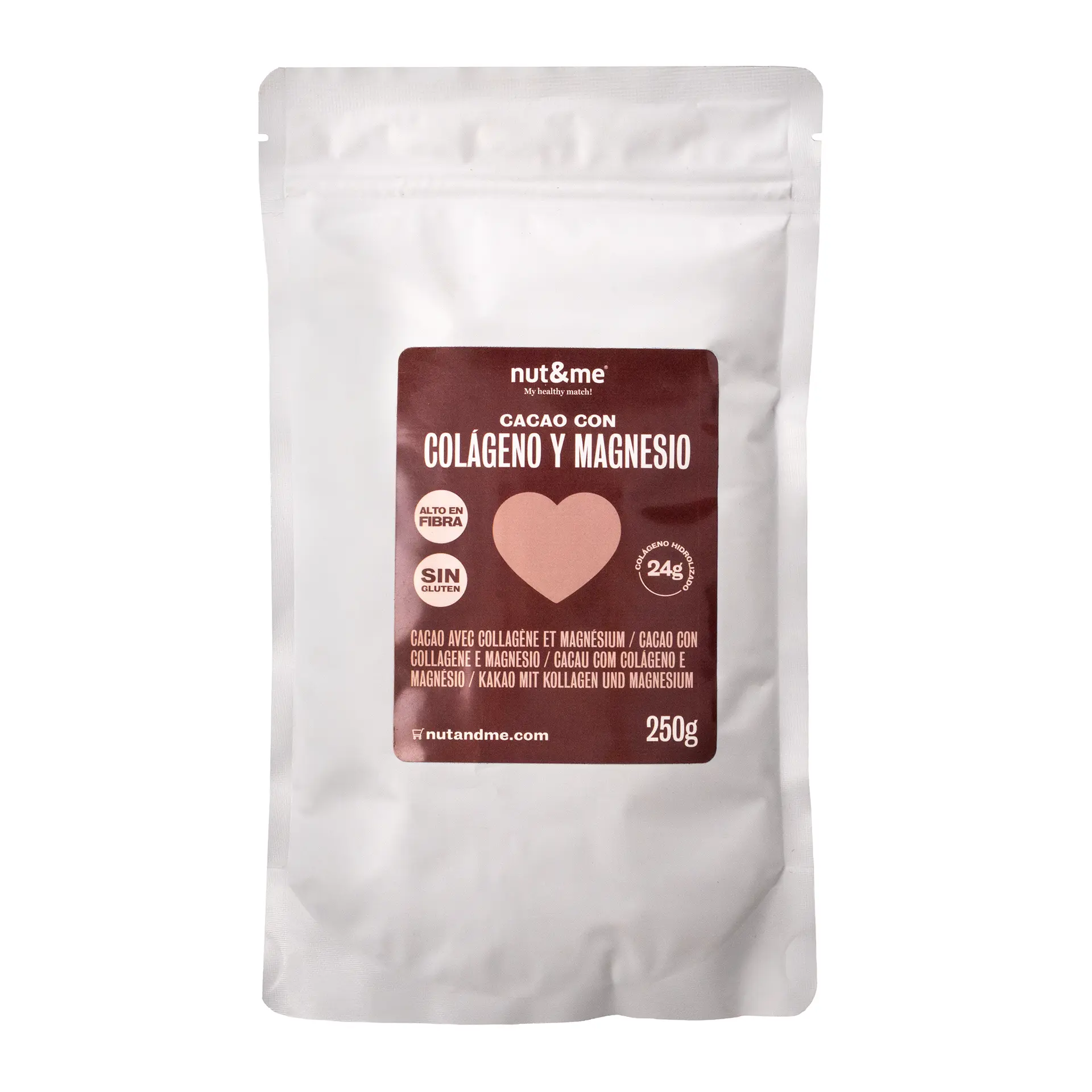 Cacao met collageen en magnesium 250 g