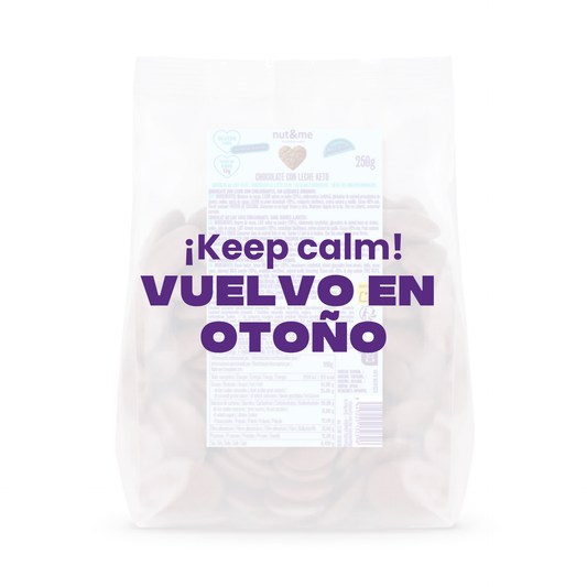 Chocolate con leche keto 250g