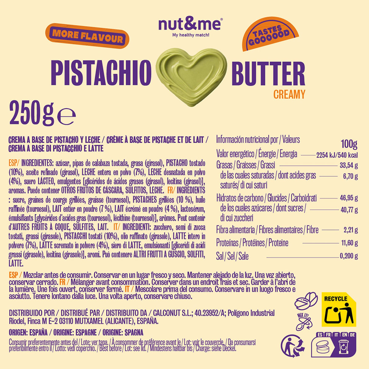 Creamy Pistachio Butter 250 g