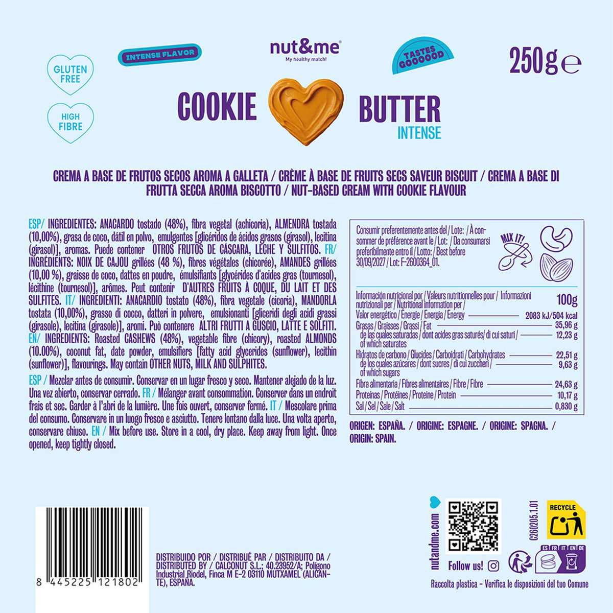 Crema de Cookie 250g