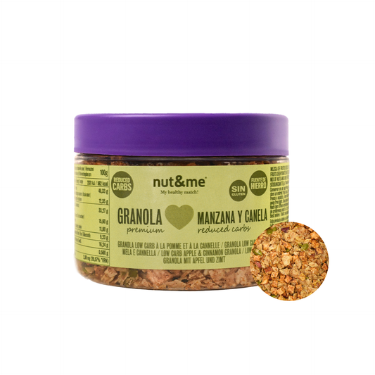 Granola de manzana low carb