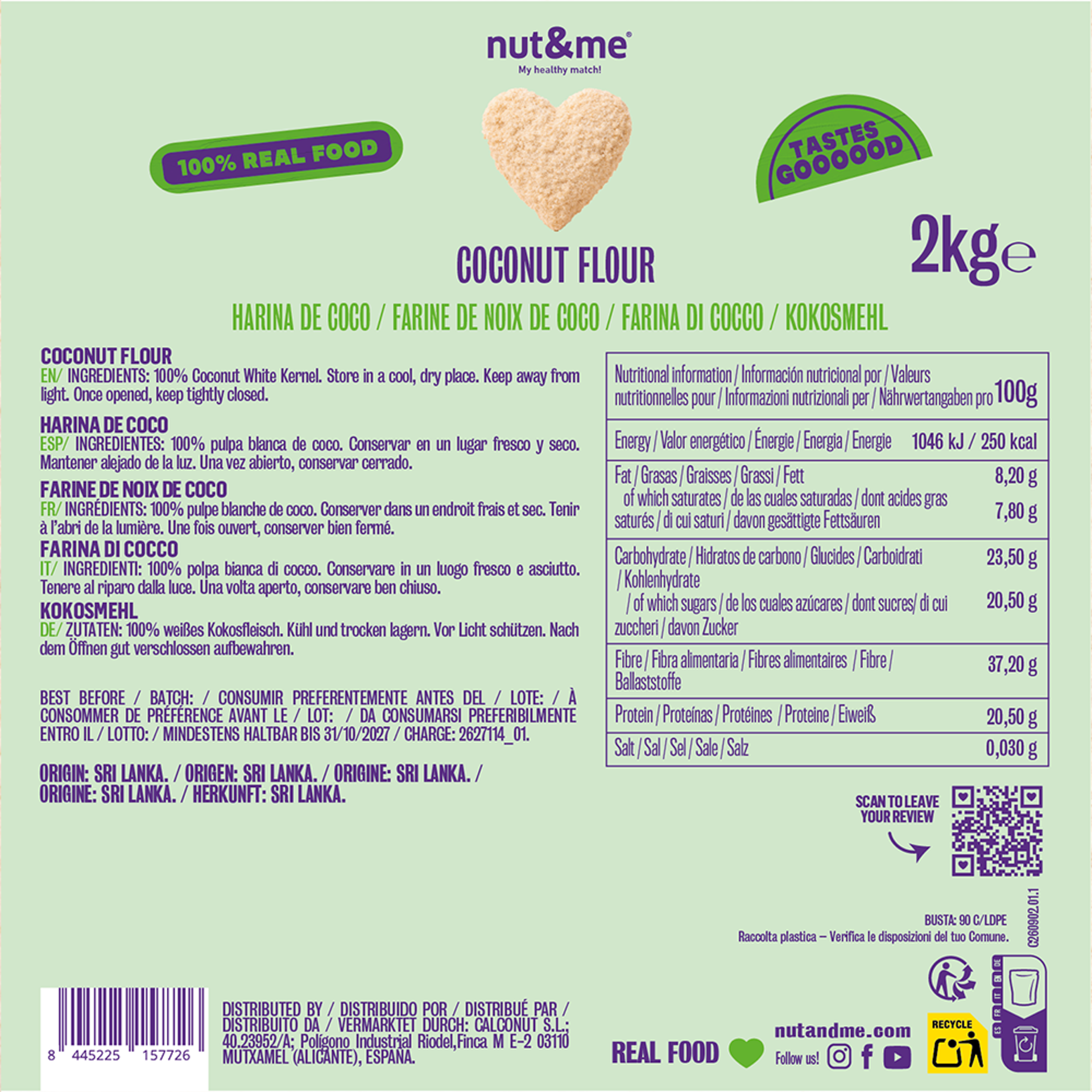 Harina de coco 2kg