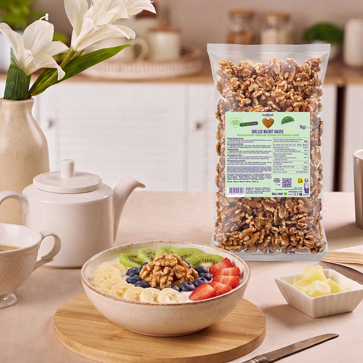 Nuez natural sin cáscara 1kg