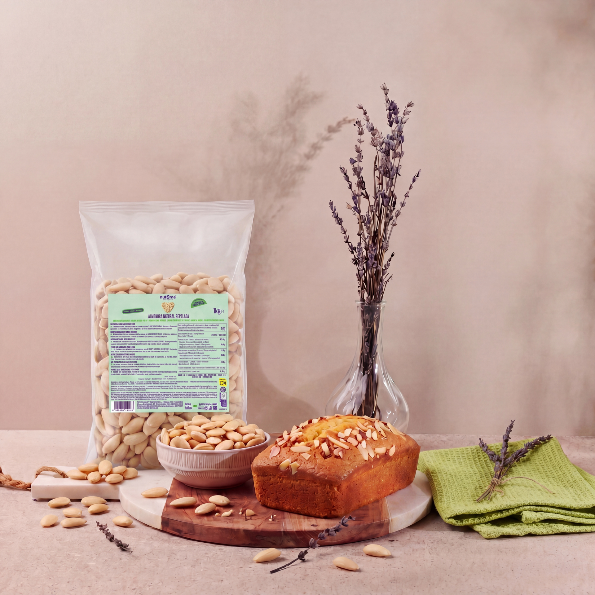 Almendra natural repelada 1kg