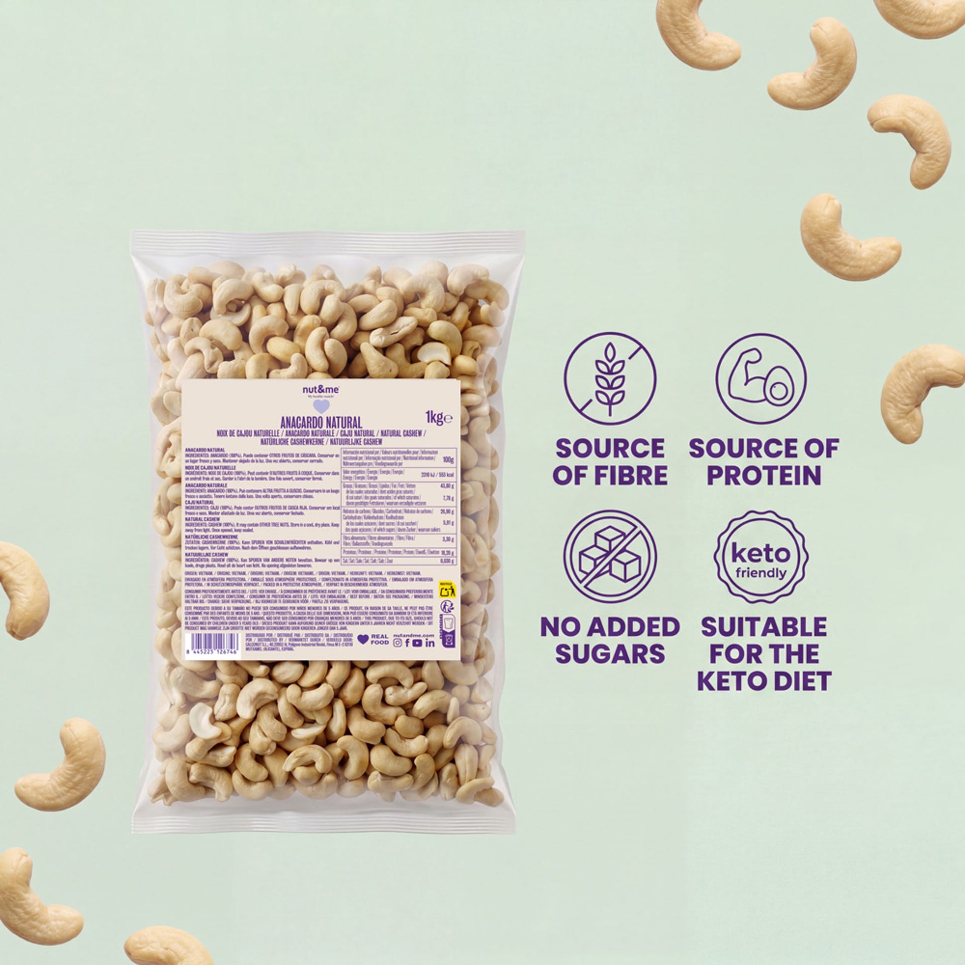 Anacardo natural 1kg