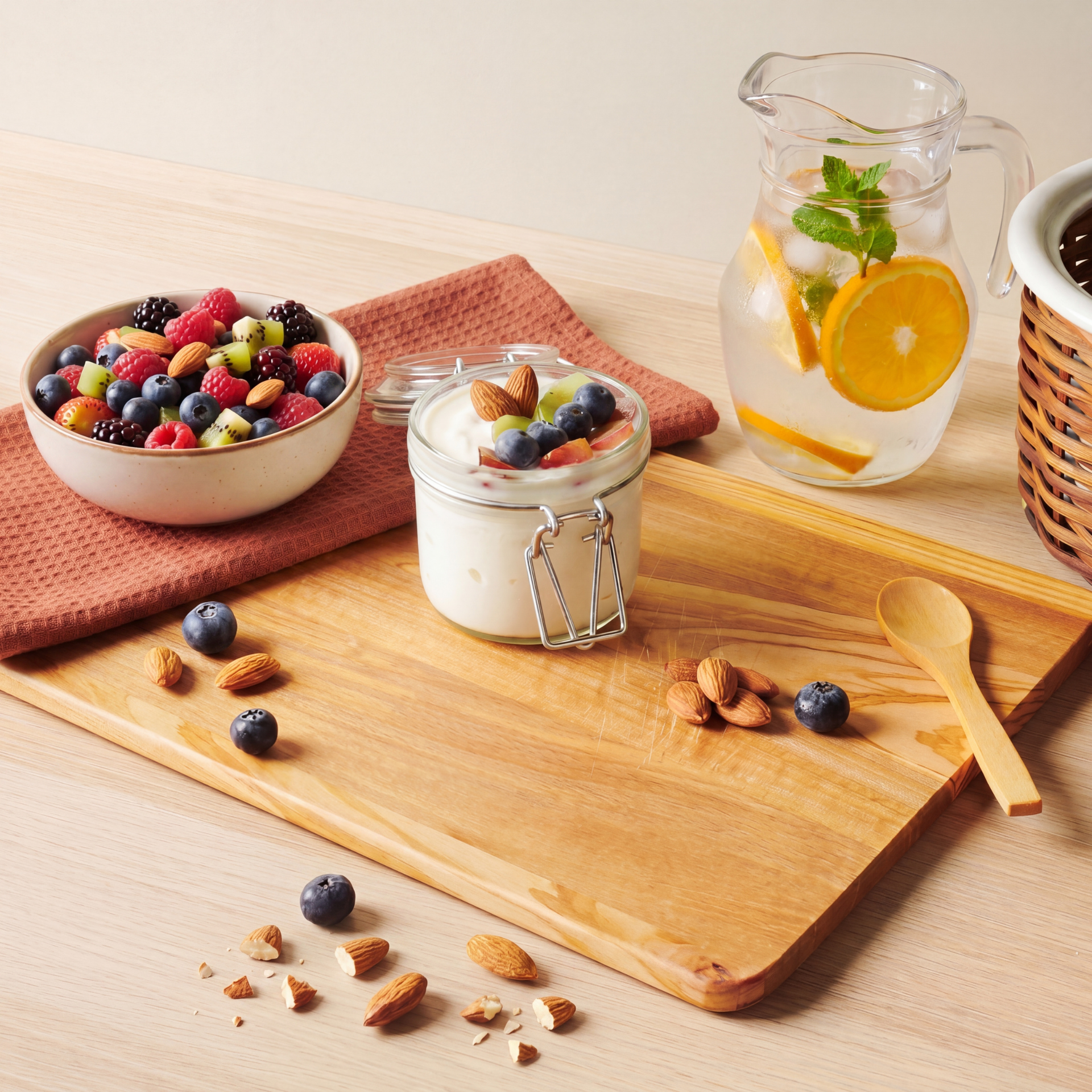 Almendra natural con piel 1kg