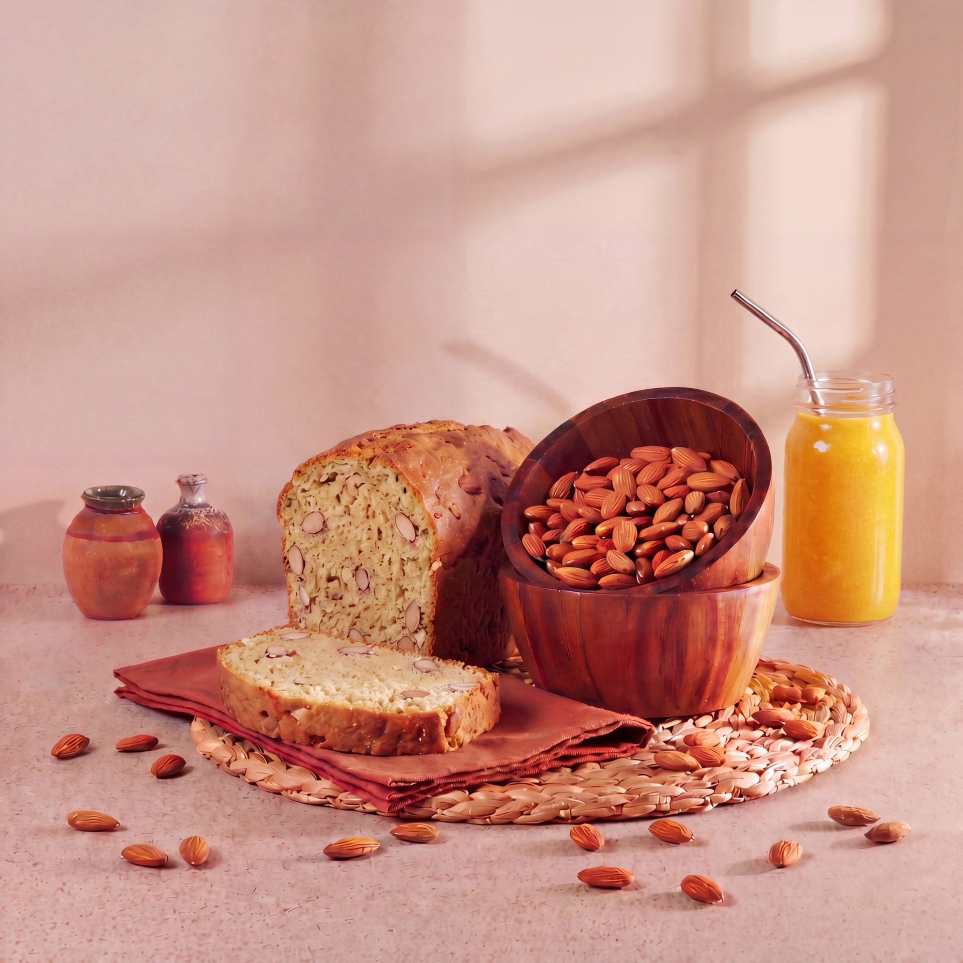 Almendra natural con piel 1kg