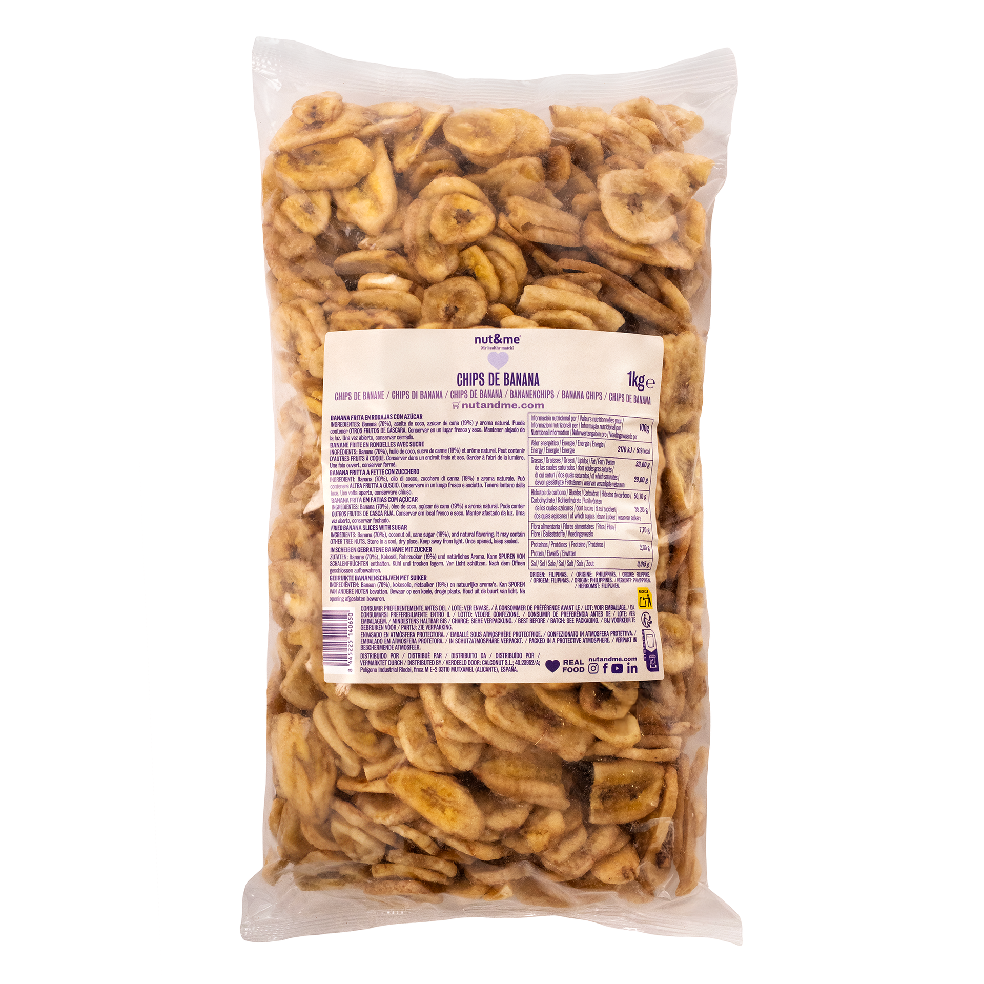 Chips de banana 1kg