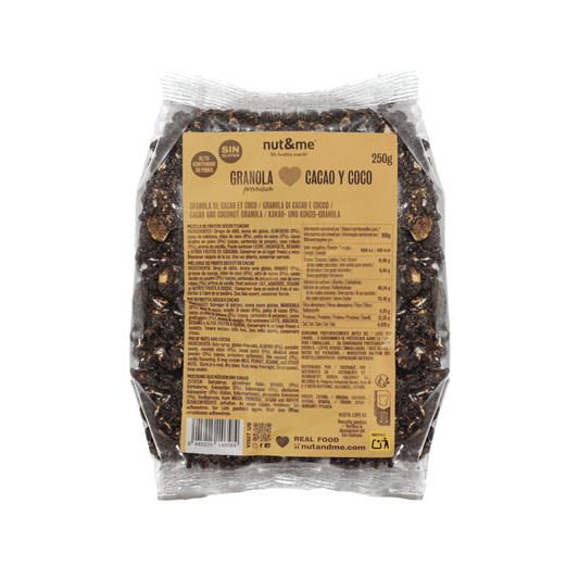 Granola cacao y coco