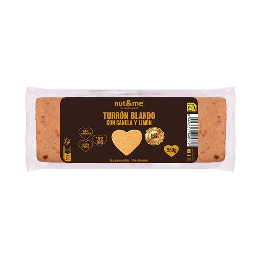 Turrón blando de canela y limón 250 g