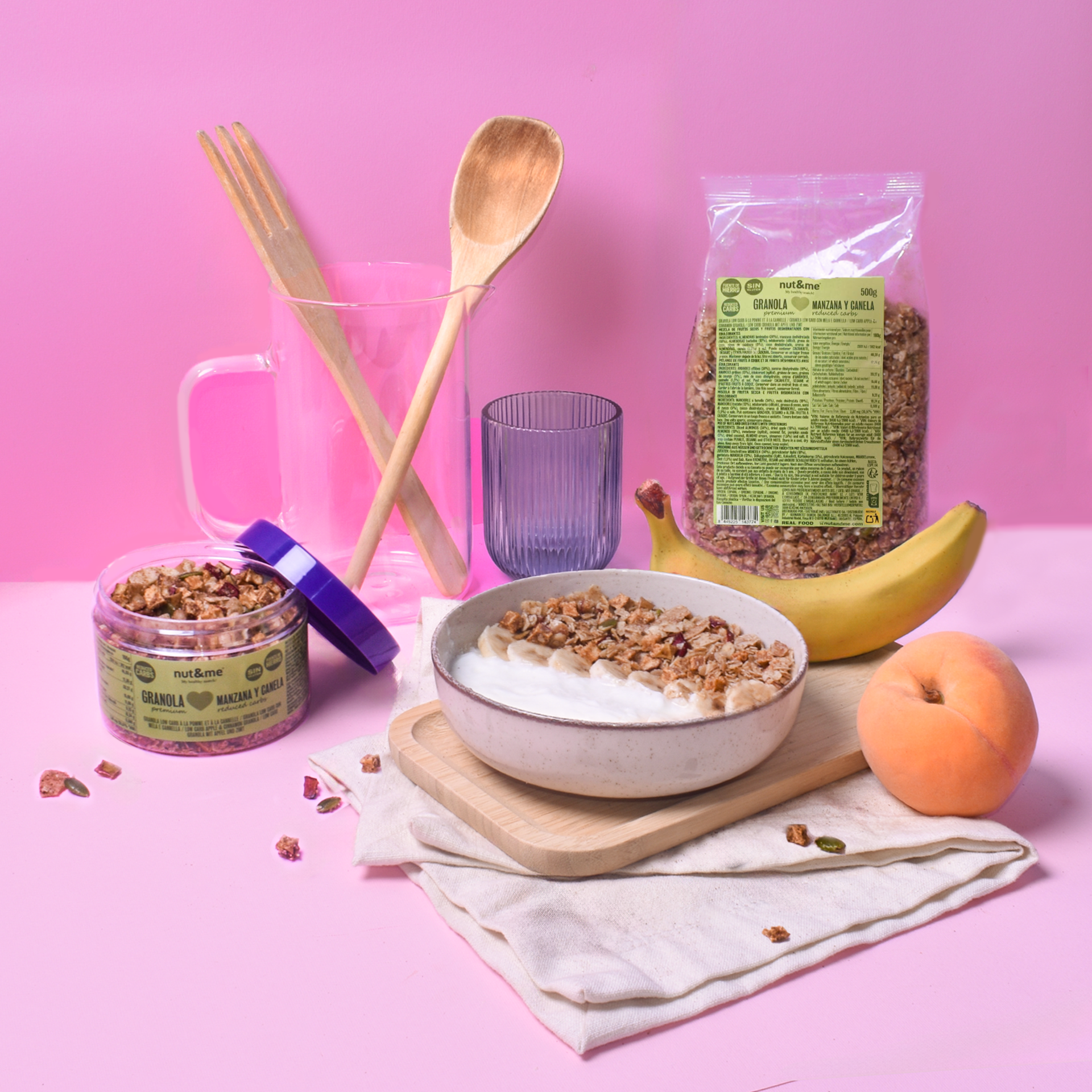 Granola low carb de manzana y canela 150g