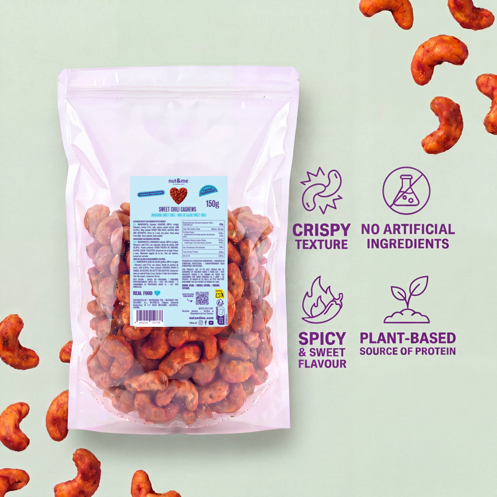 Anacardo sabor sweet chili 150g