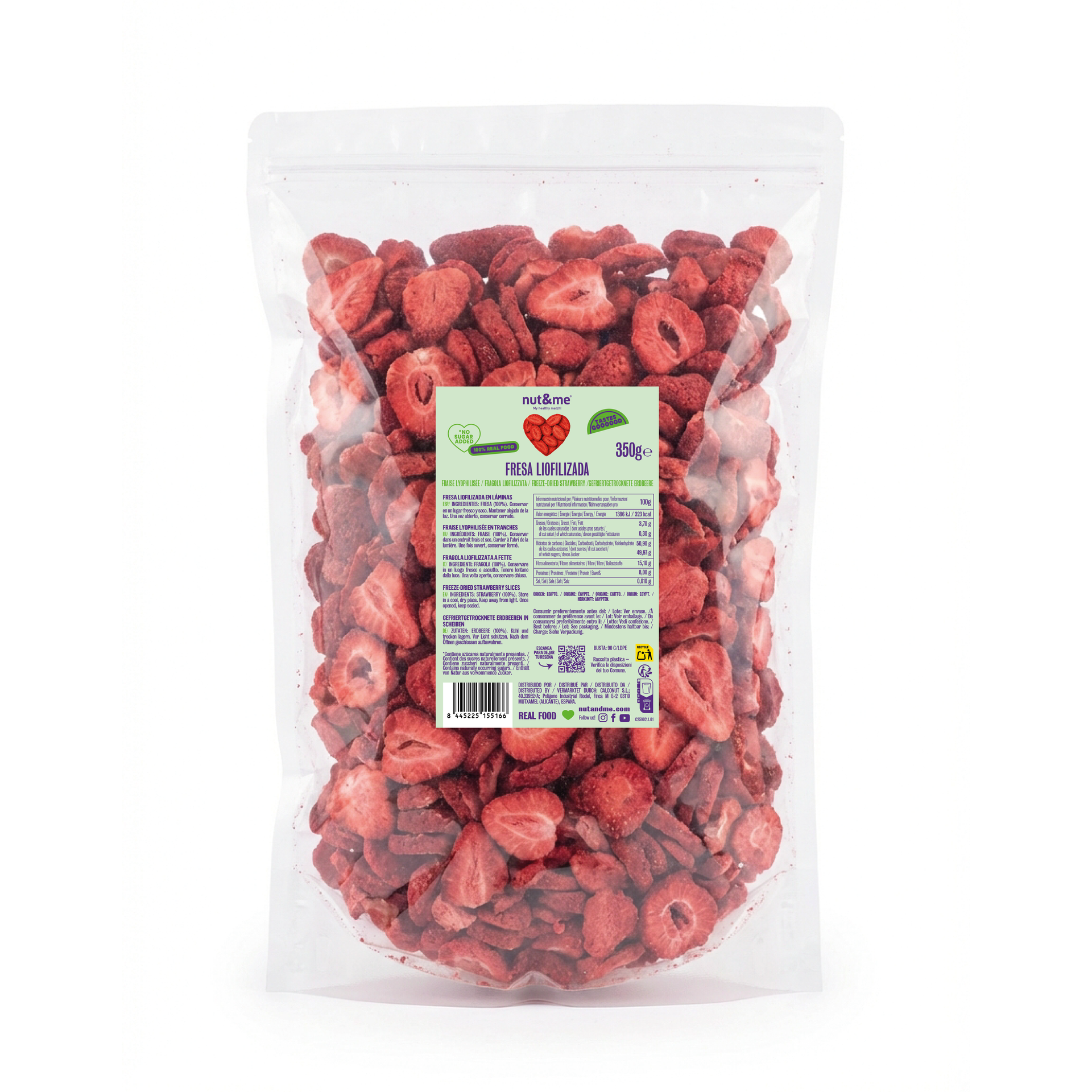 Fresa liofilizada 350g