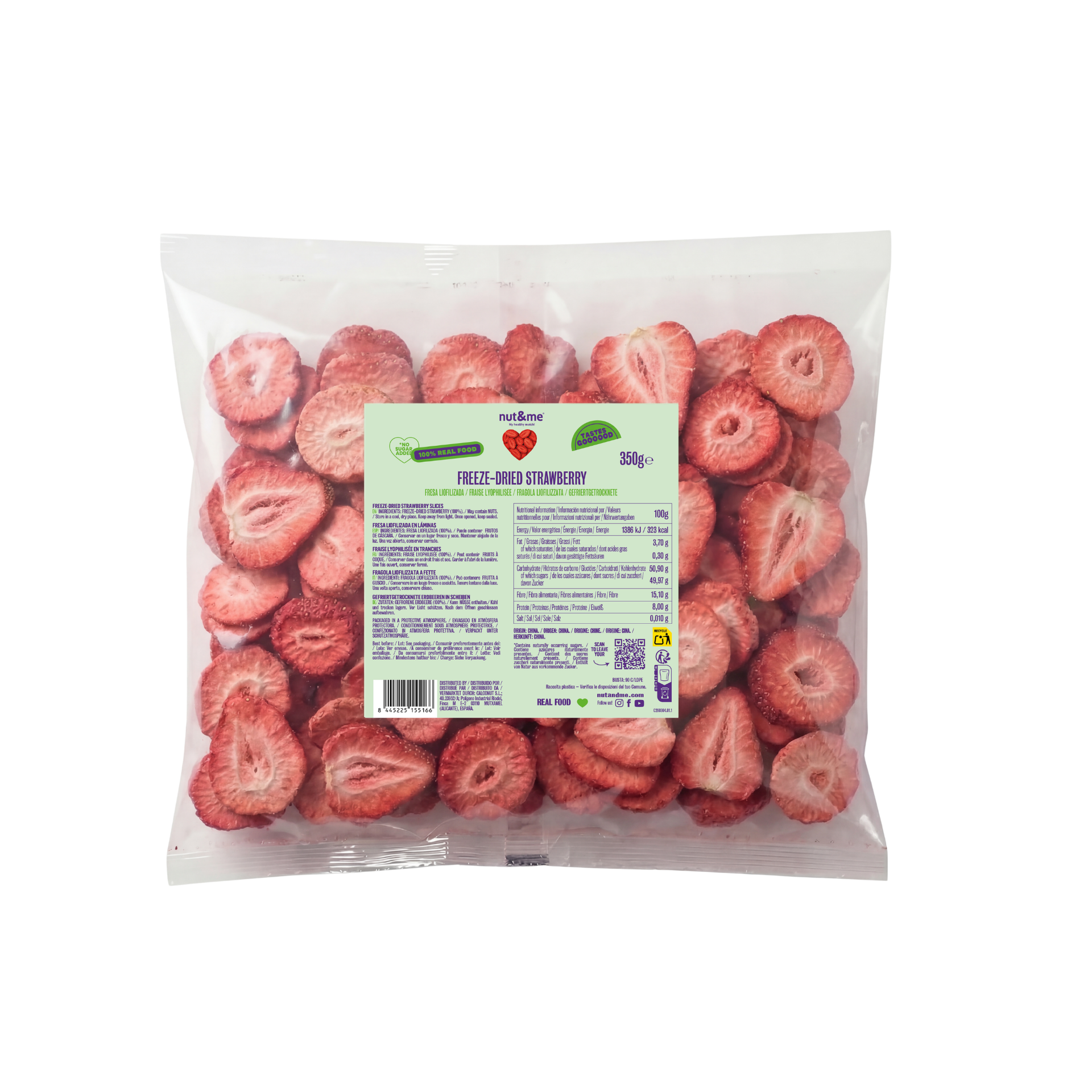 Fresa liofilizada 350g