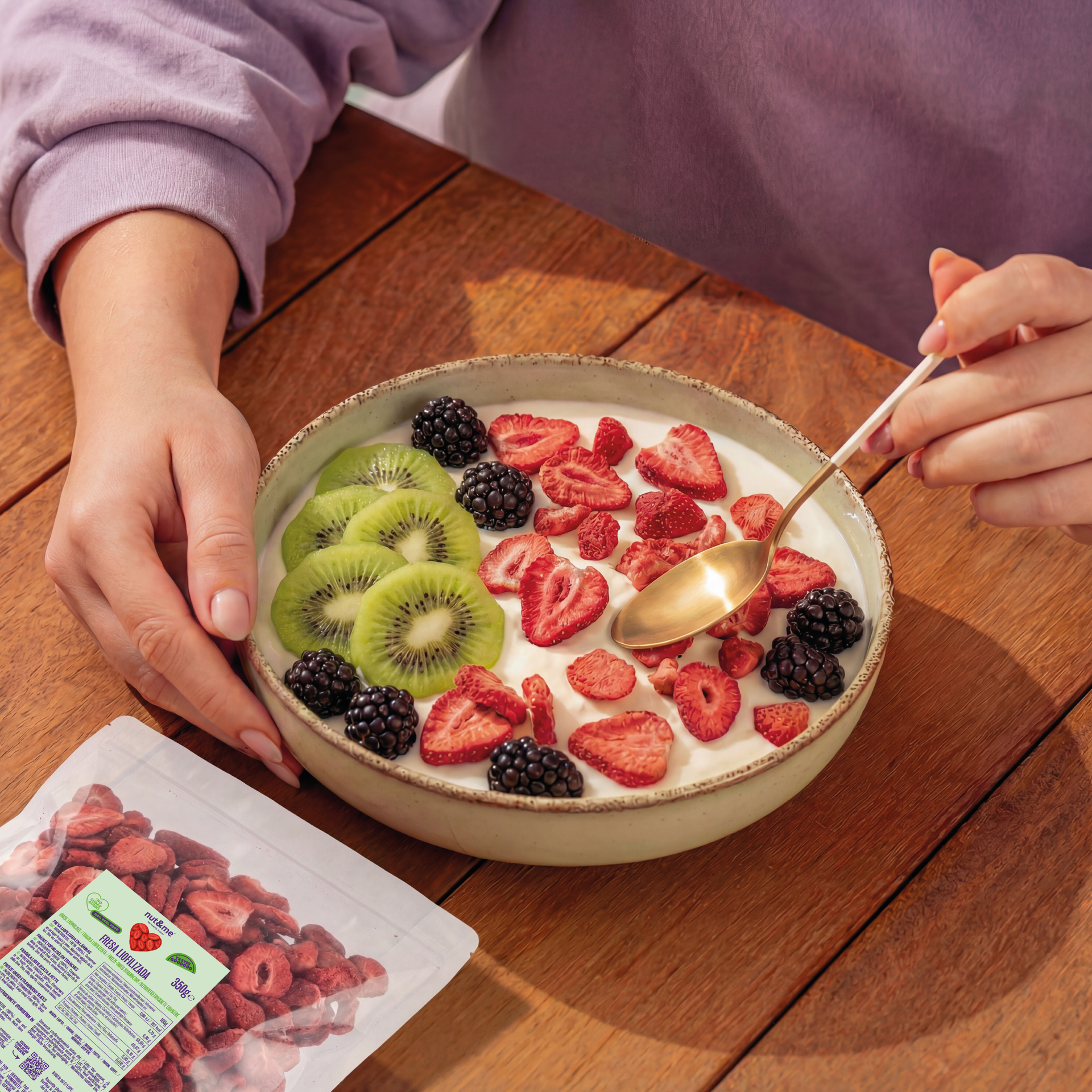 Fresa liofilizada 350g