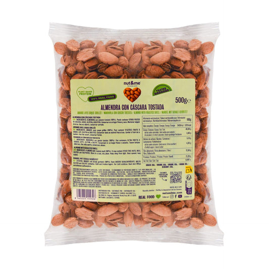 Almendra con cáscra tostada 500g