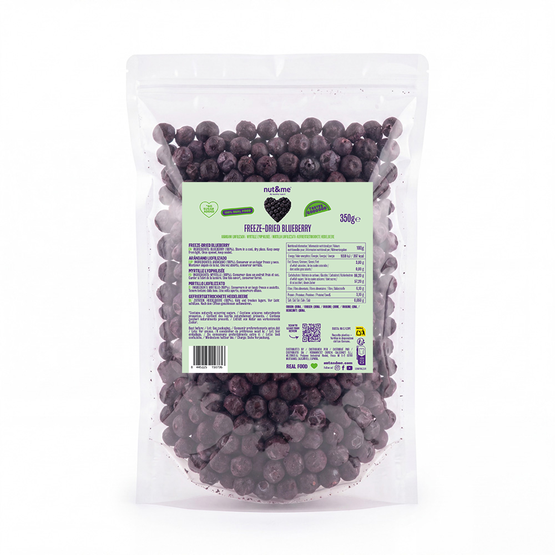 Arándanos liofilizados 350g