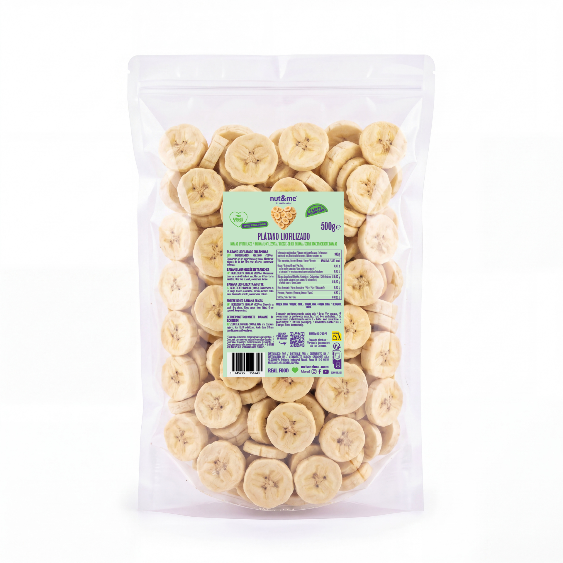 Plátano liofilizado 500g