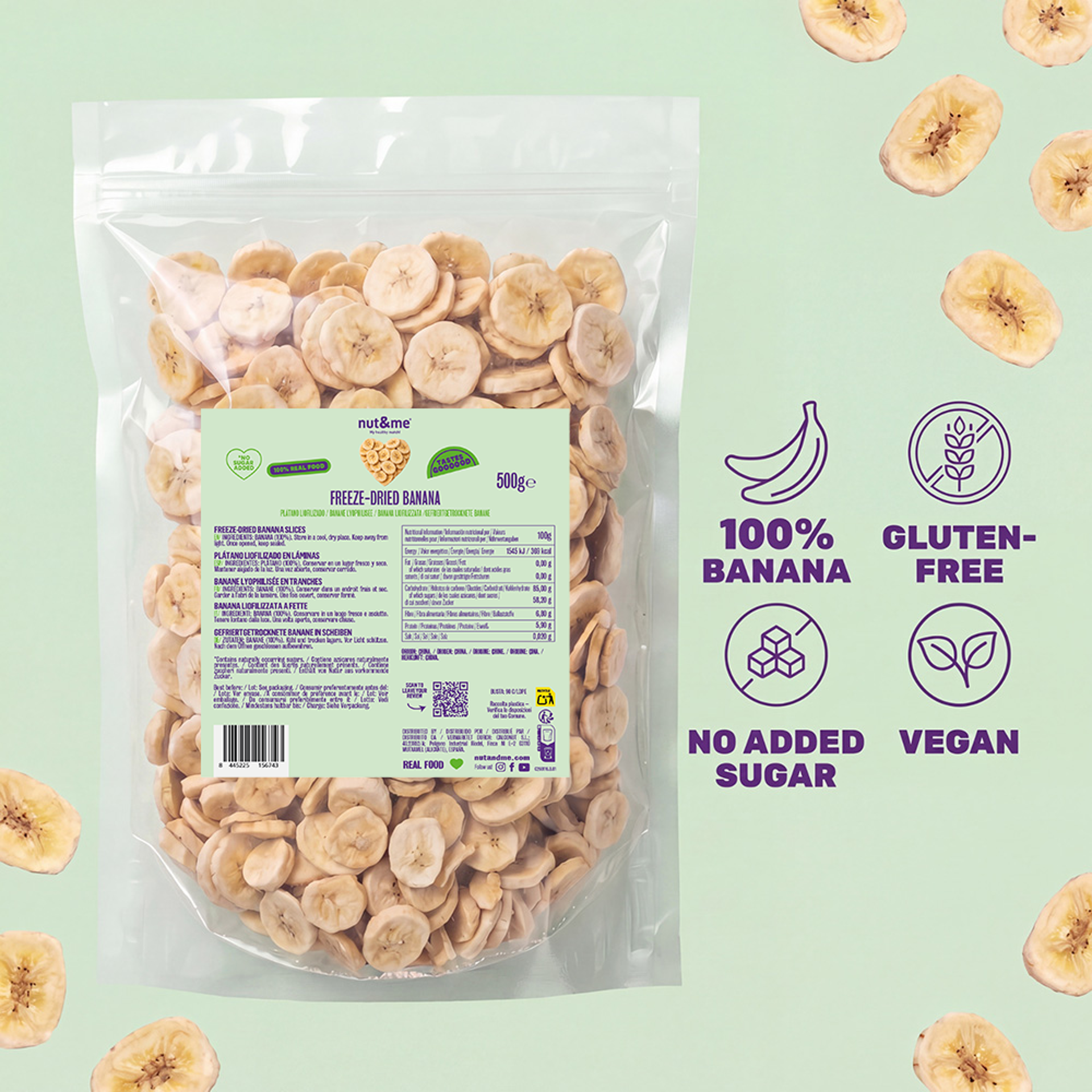 Plátano liofilizado 500g